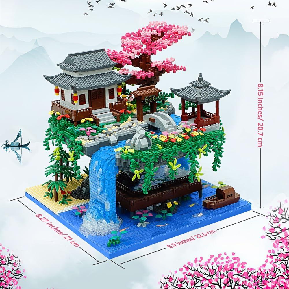 Juego de Construcción Estanque Flor Durazno CAMPIR 3320 Piezas