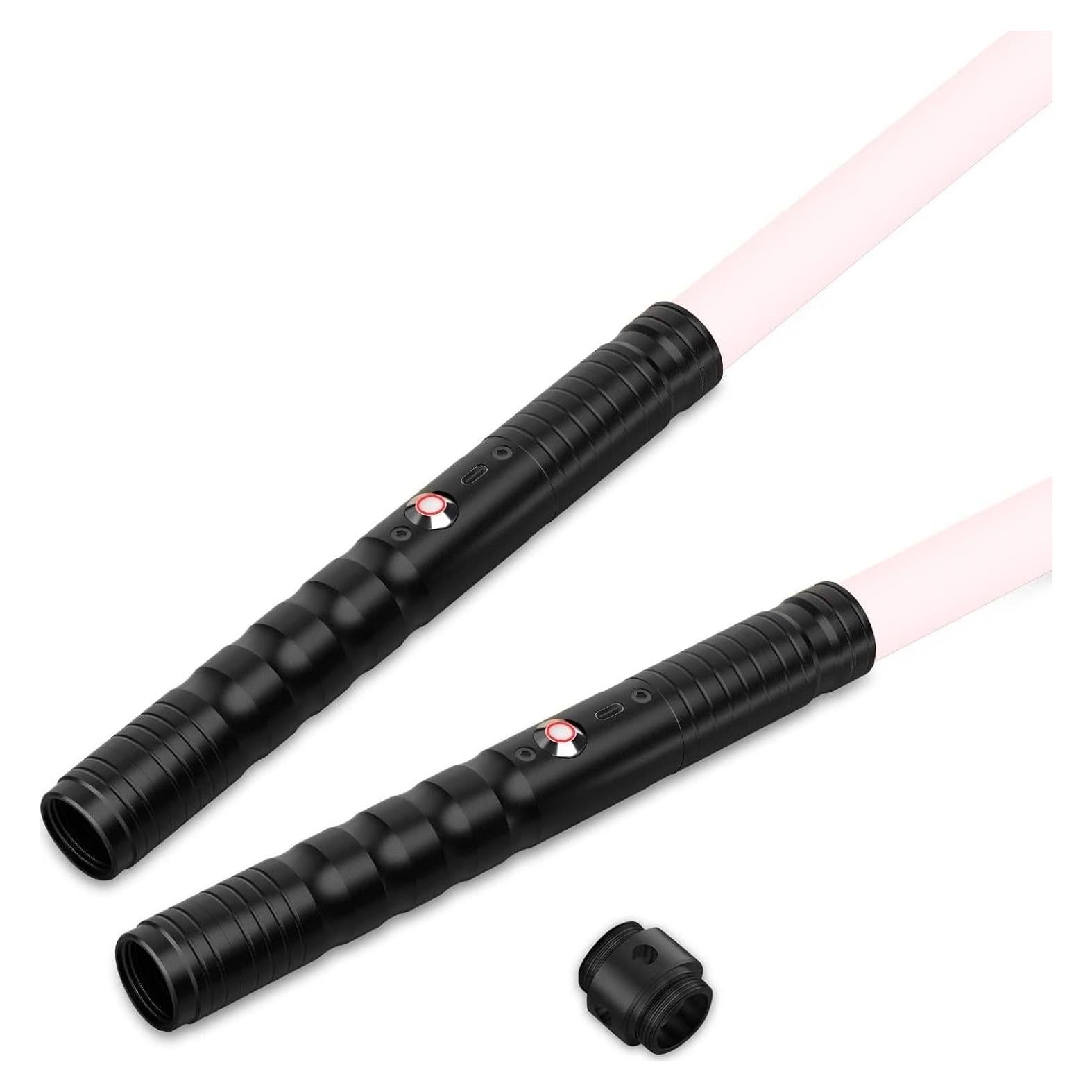 Sable de Luz JvmuSaber Negro 12 Colores 4 Modos USB C