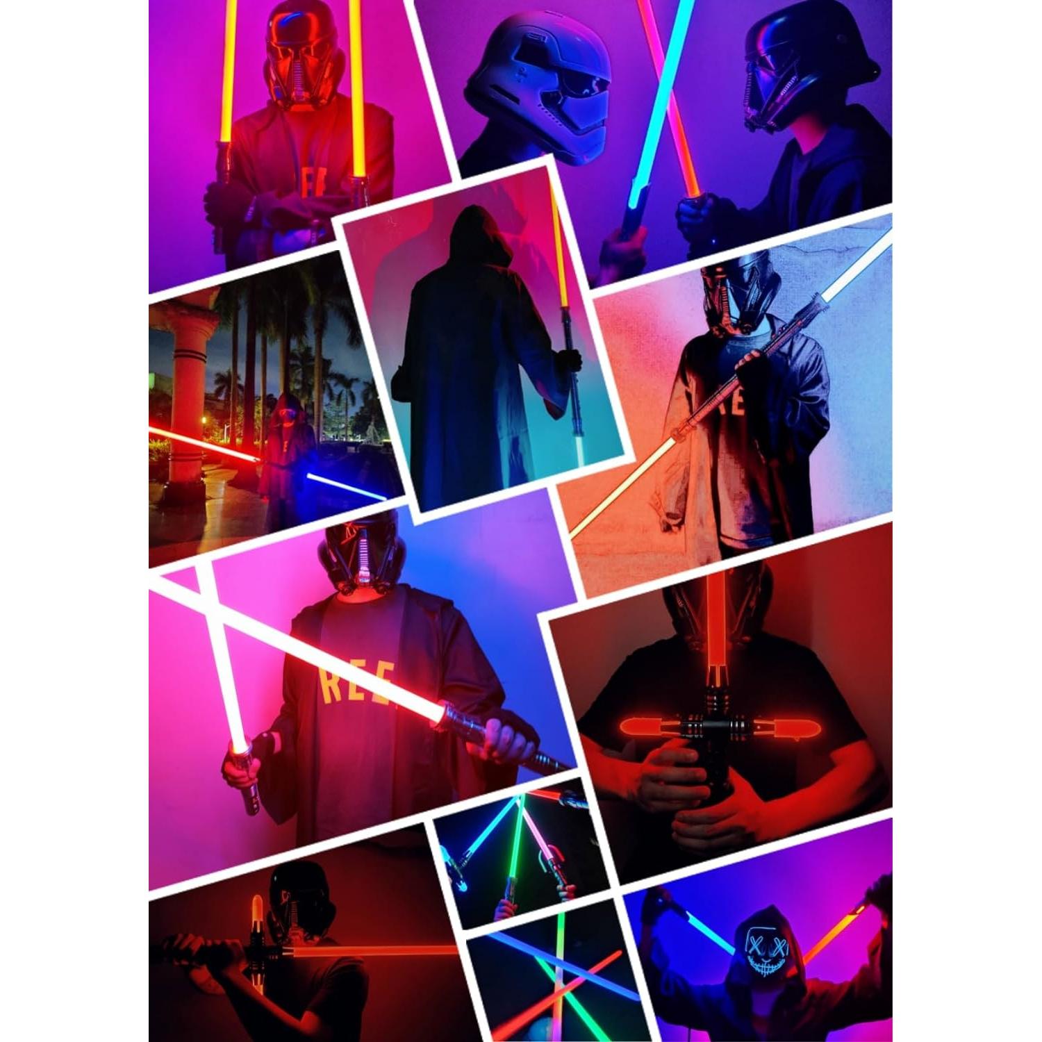 Sable de Luz AOSABER Dorado 12 Colores 16 Sonidos