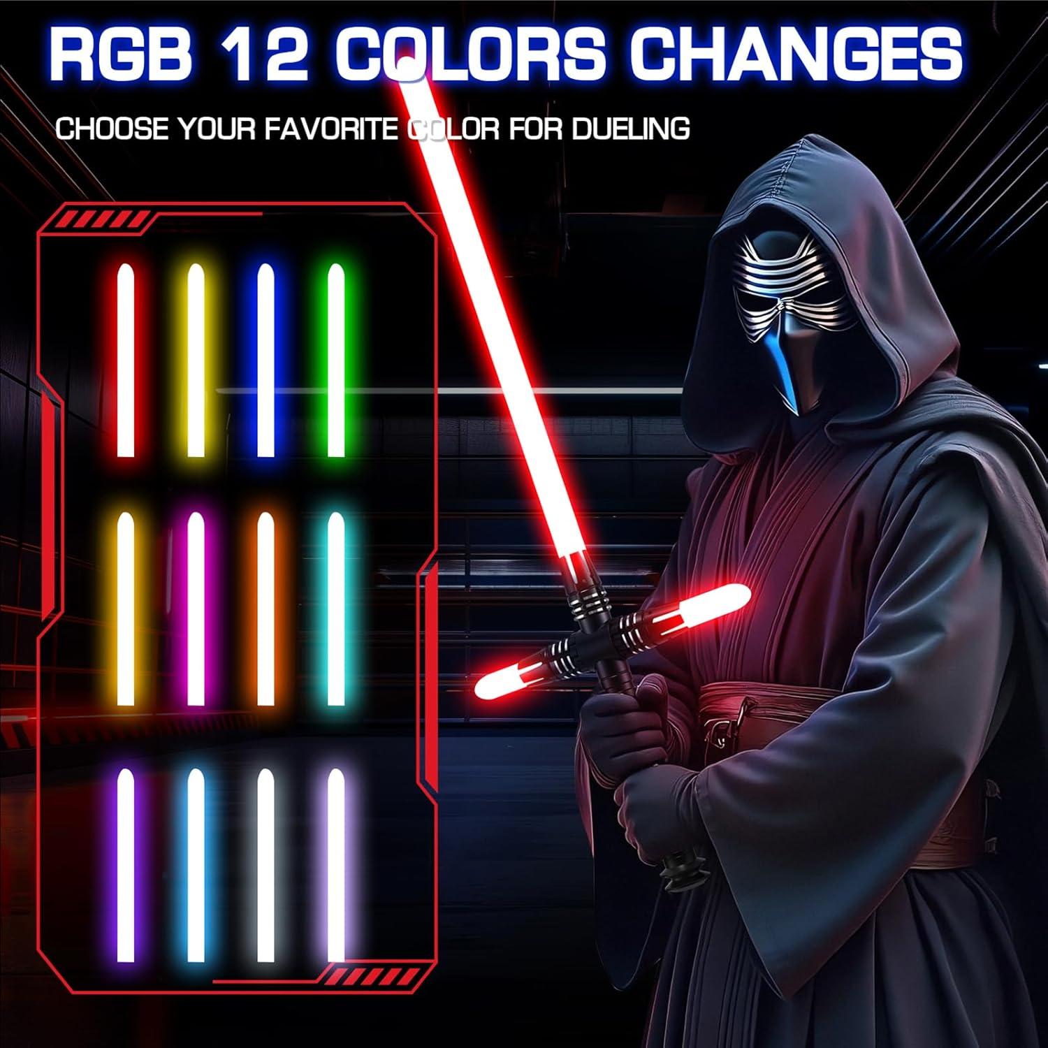 Sable de Luz Profesional AOSABER RGB 86 cm para Duelos