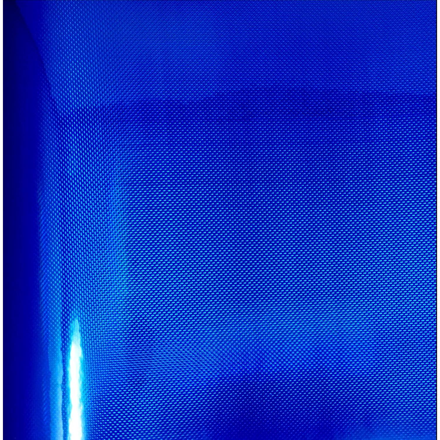 Vinilo Holográfico VViViD+ 30.48x152.4cm Azul para Automóviles
