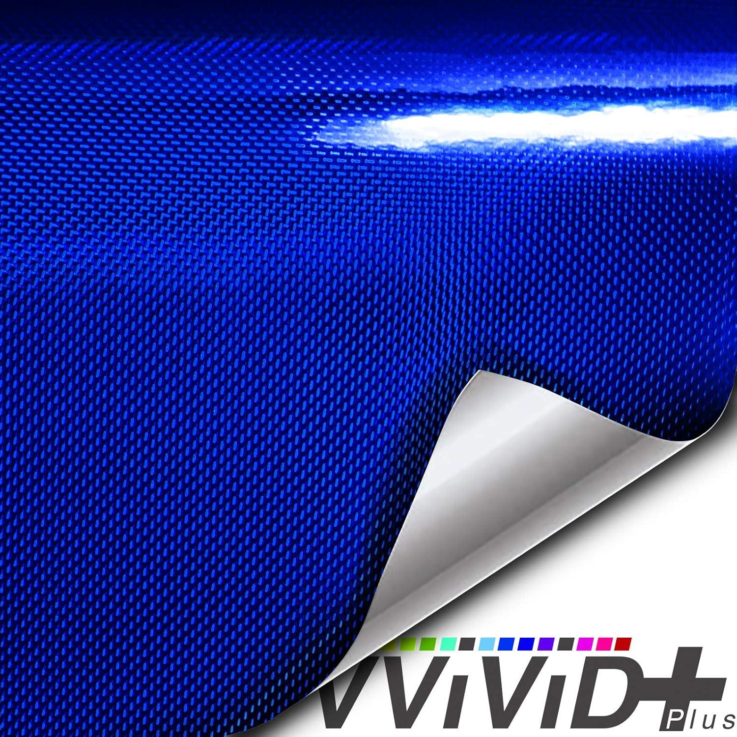 Vinilo Holográfico VViViD+ 30.48x152.4cm Azul para Automóviles