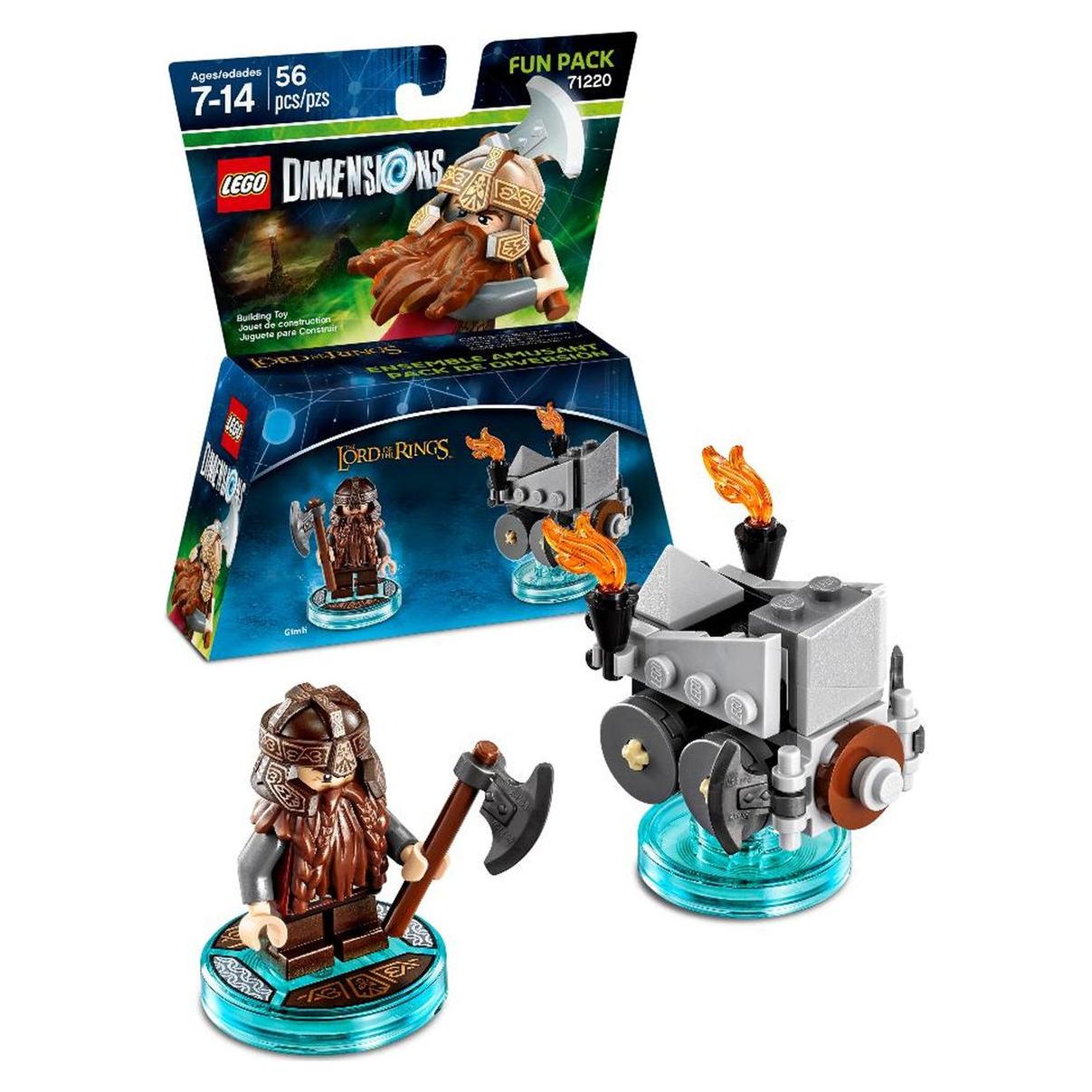 Paquete Divertido Gimli LEGO Dimensions - Videojuego 8x6.8 cm