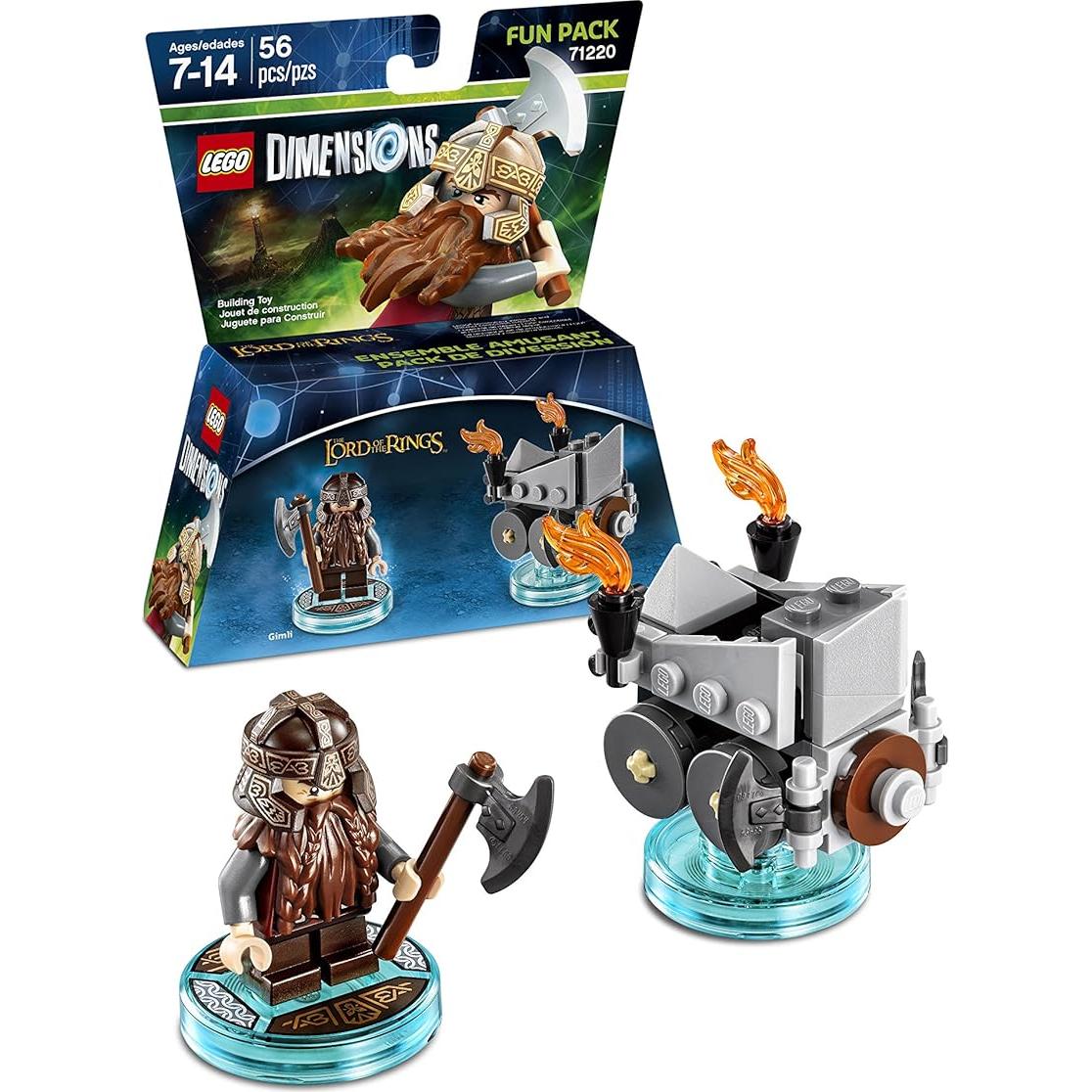 Paquete Divertido Gimli LEGO Dimensions - Videojuego 8x6.8 cm