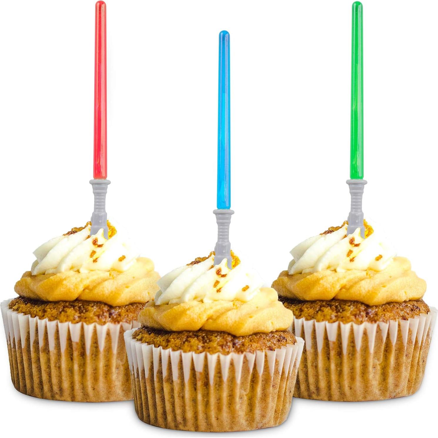 Decoraciones de Cupcake Sable de Luz Gergory - 12 Piezas