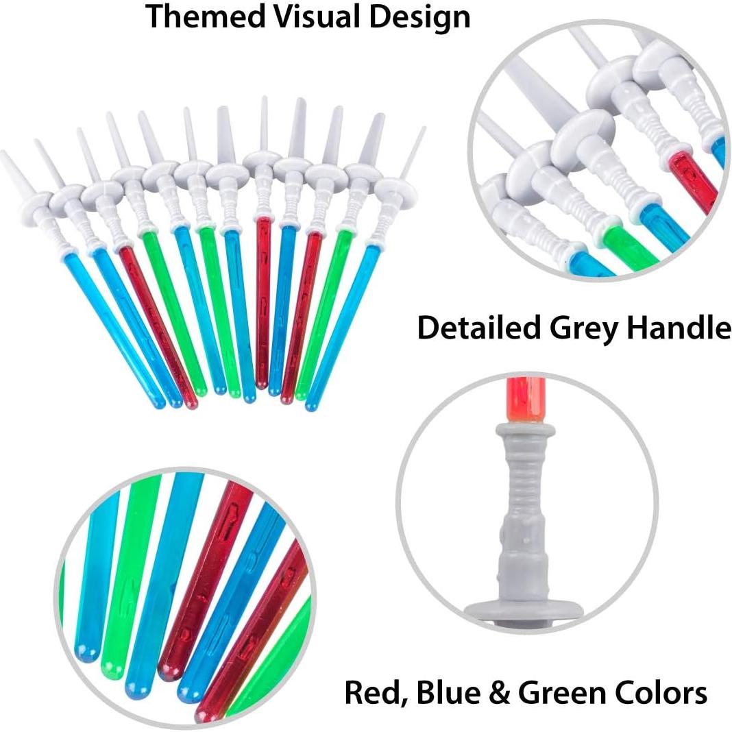 Decoraciones de Cupcake Sable de Luz Gergory - 12 Piezas