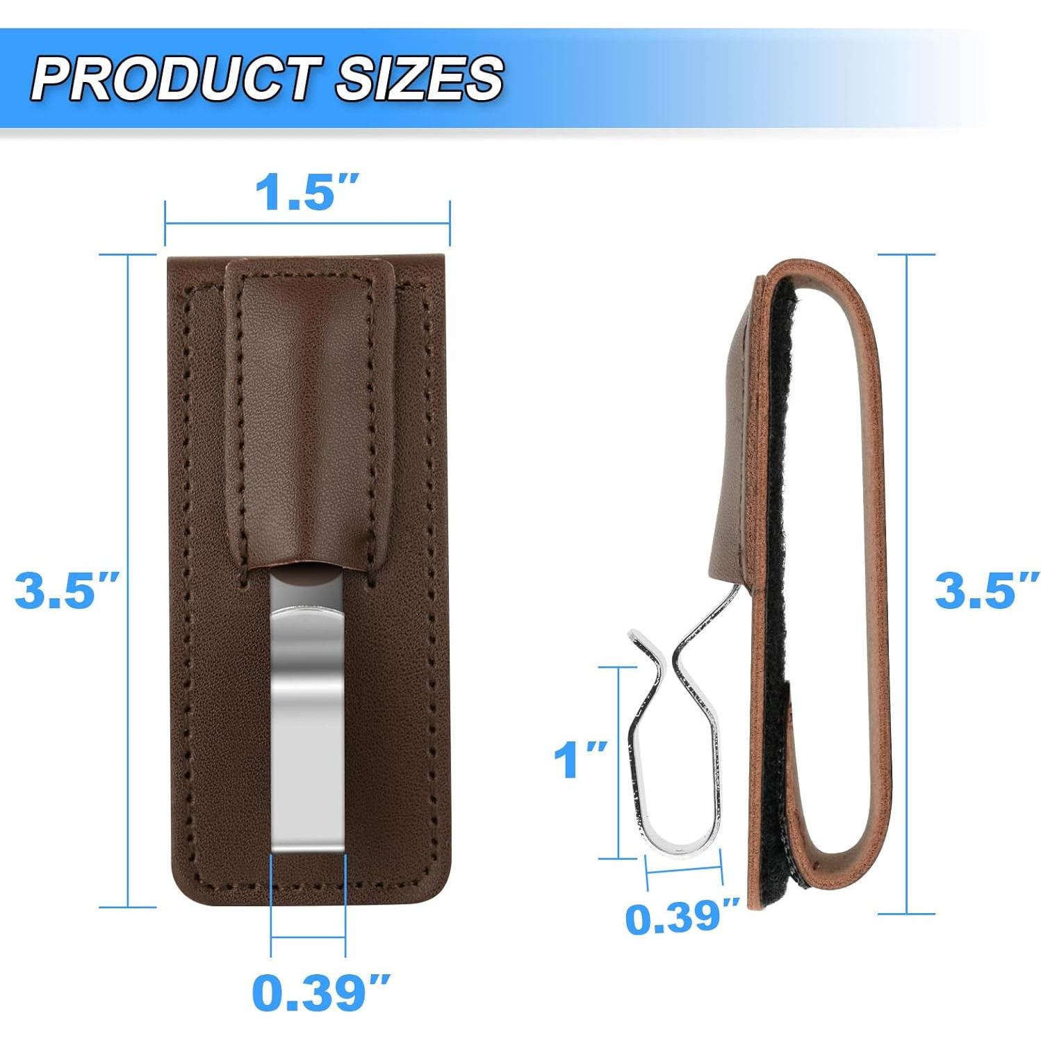 Clip de Cintura para Sable de Luz PU Marrón 8,89 cm