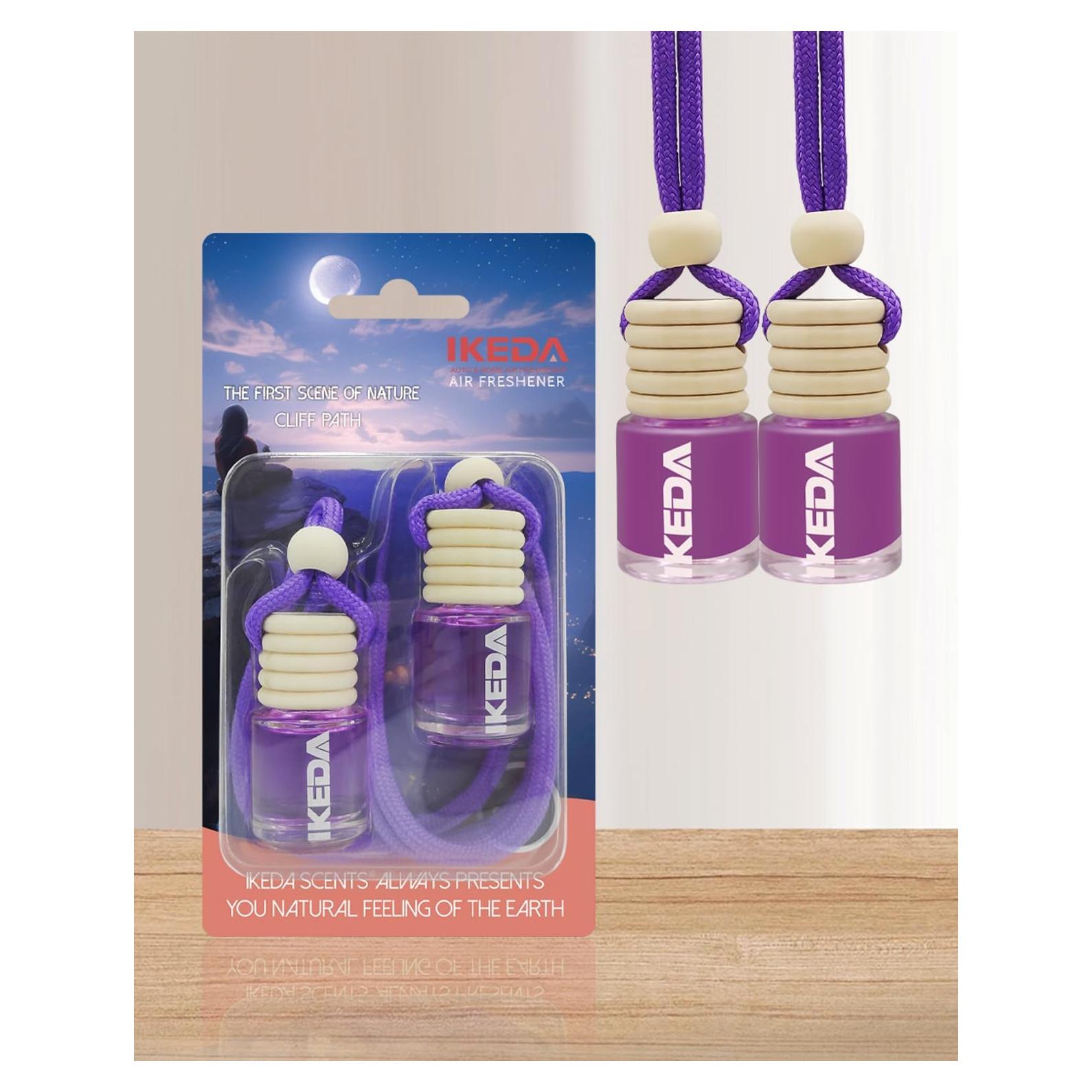 Ambientador de Auto Ikeda Fragancia 2Pcs 4ml Durazno