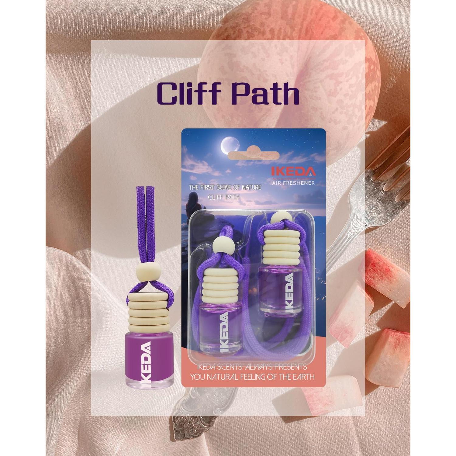 Ambientador de Auto Ikeda Fragancia 2Pcs 4ml Durazno