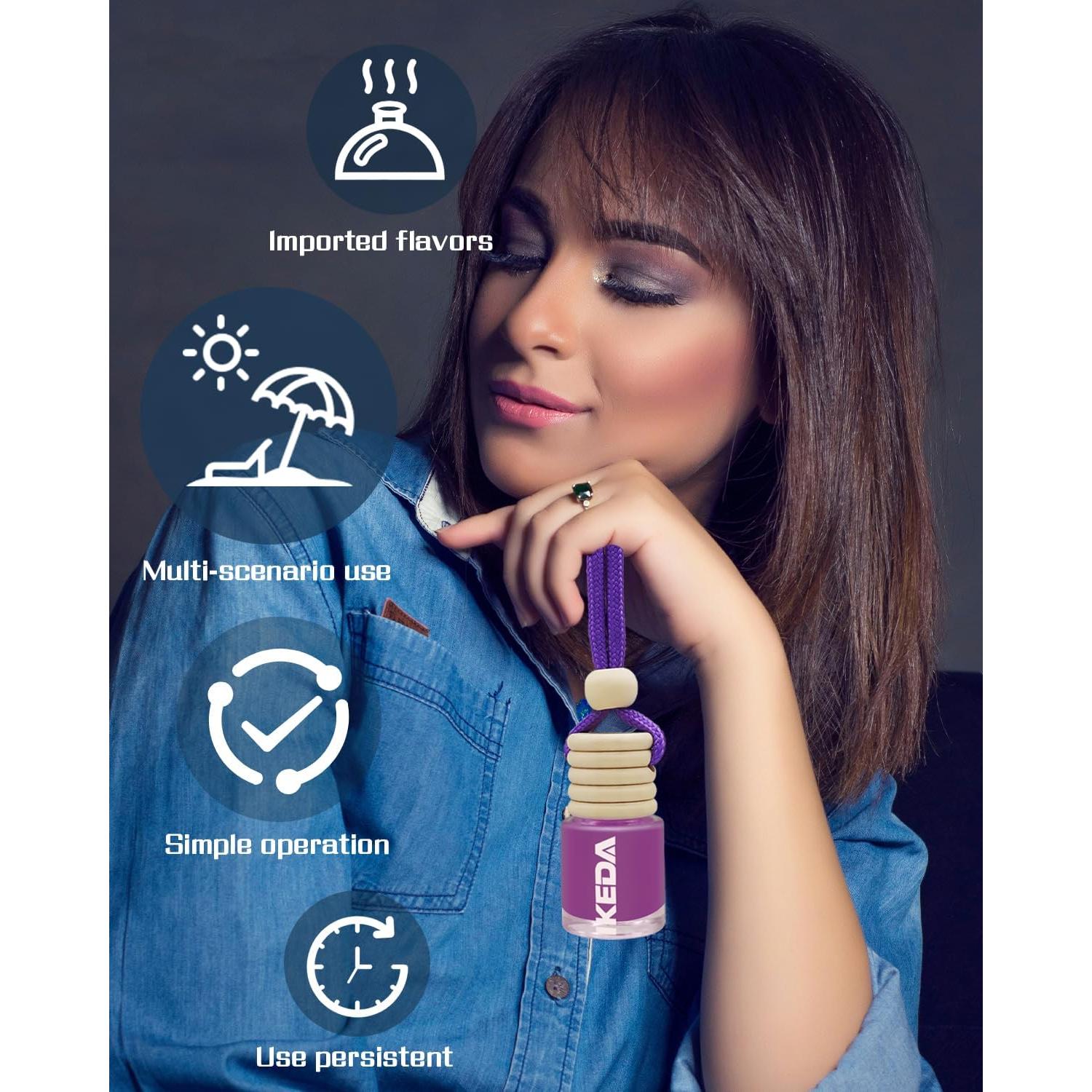 Ambientador de Auto Ikeda Fragancia 2Pcs 4ml Durazno