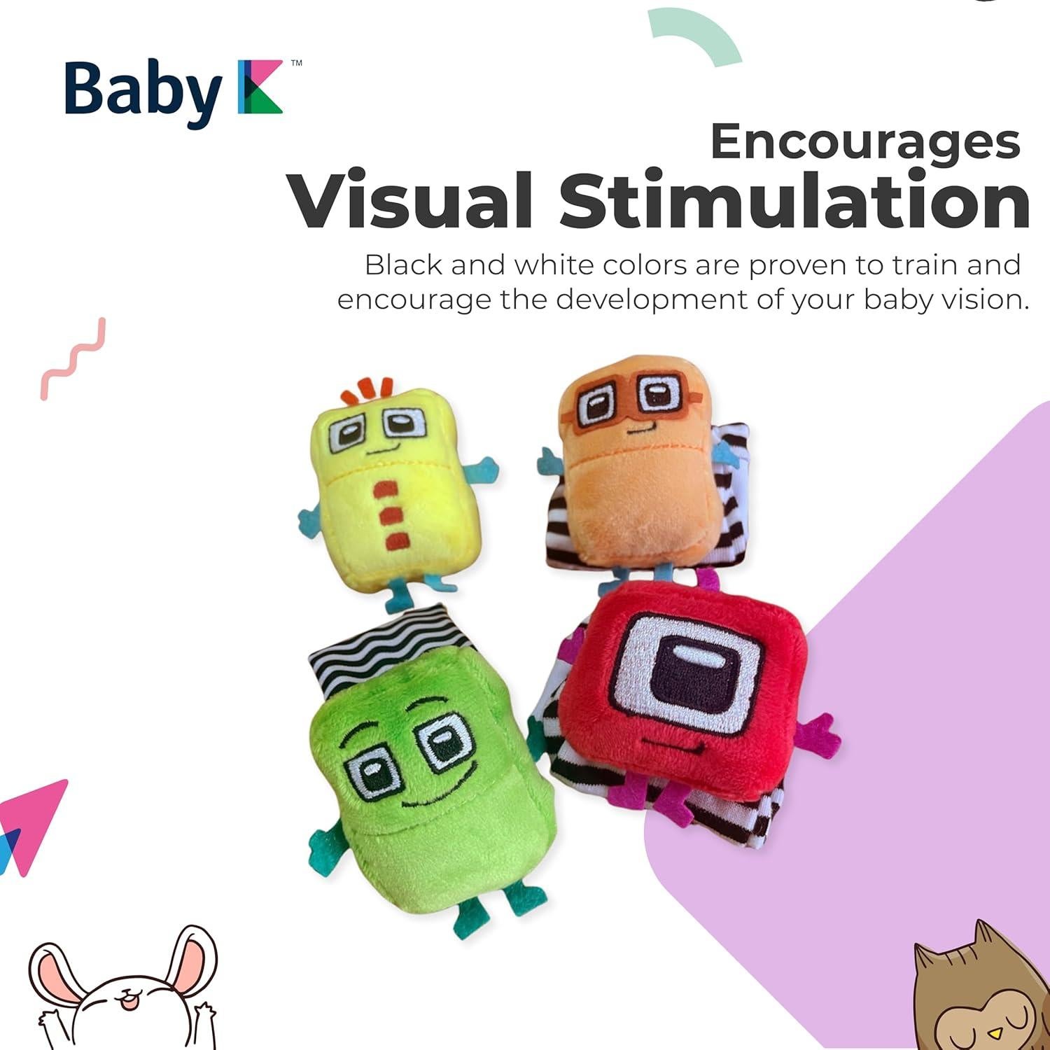 Calcetines Sonajeros para Bebés BABY K - Set L para 0-12 Meses