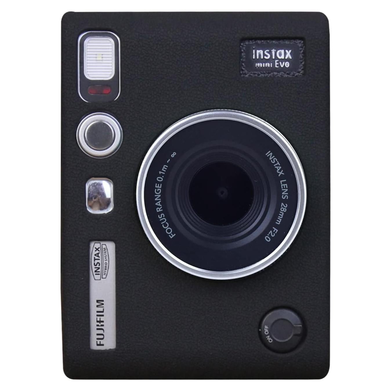 Funda Protectora de Silicona Rieibi para Cámara Fuji Mini EVO - Negra