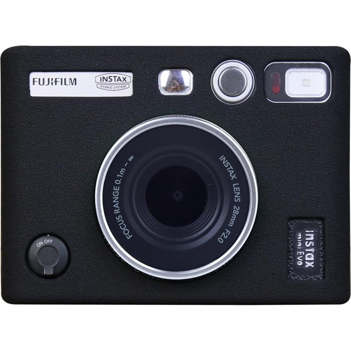 Funda Protectora de Silicona Rieibi para Cámara Fuji Mini EVO - Negra