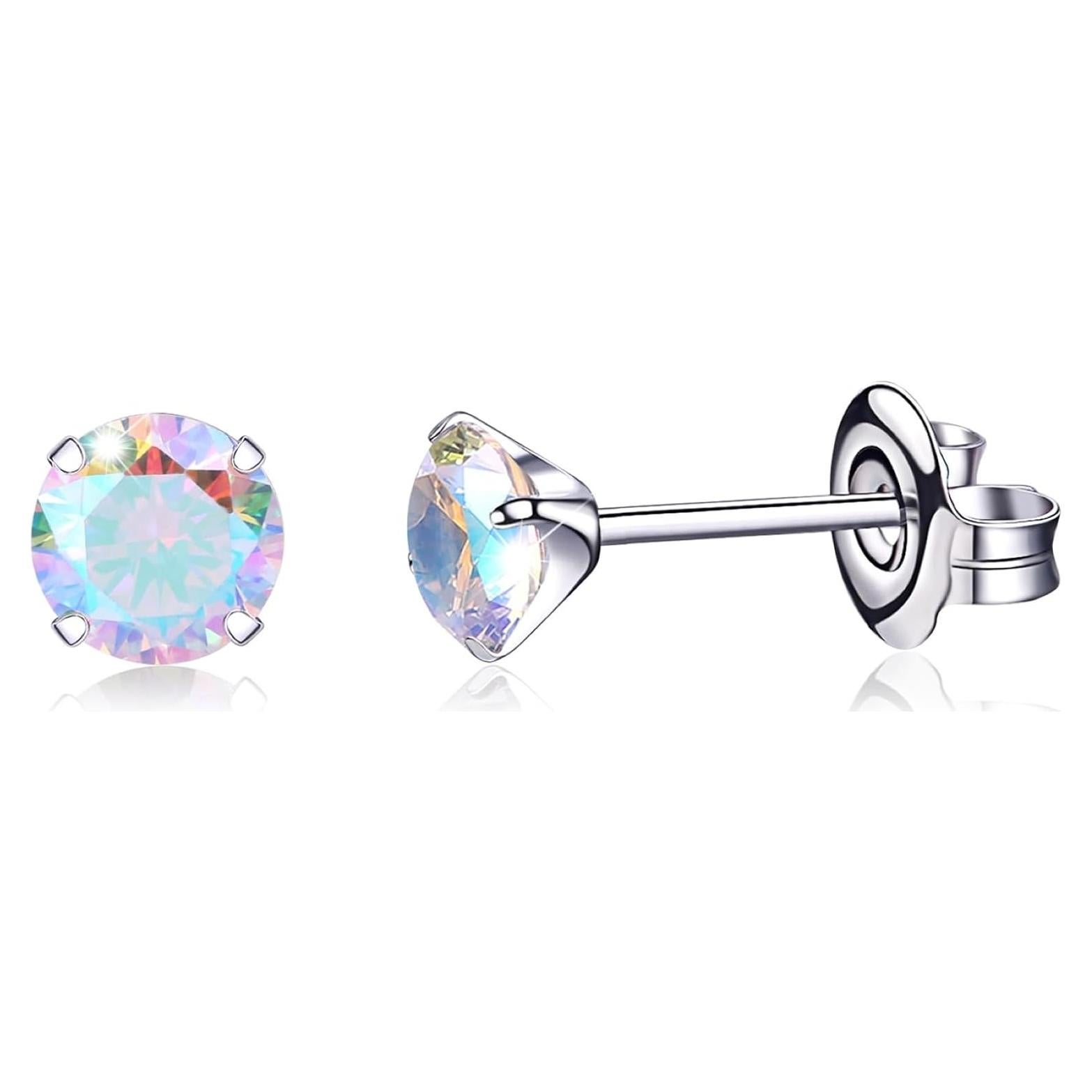 Pendientes de Titanio Hipoalergénicos 5mm para Mujeres y Hombres