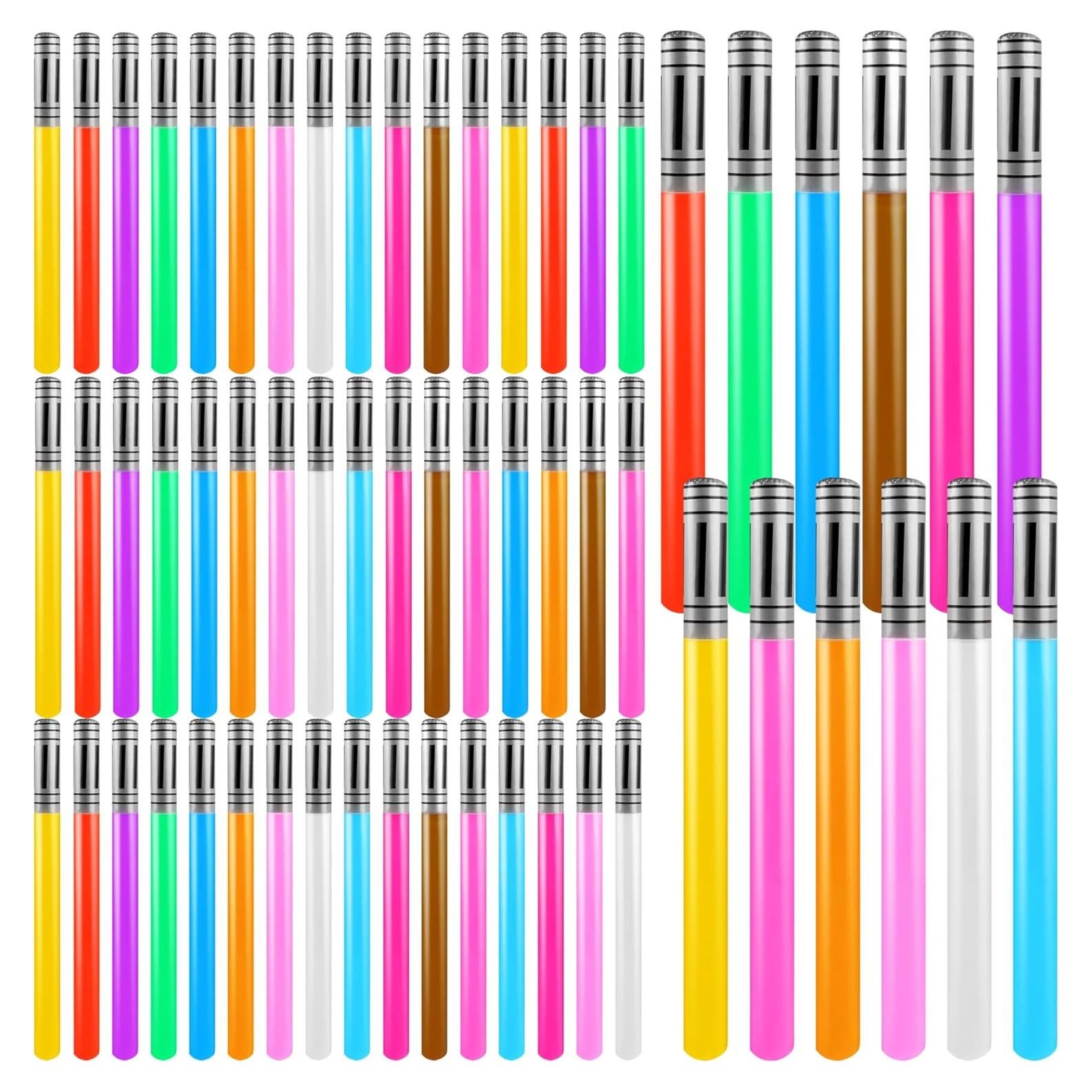 60 Sables de Luz Inflables Cotiny 90 cm para Niños Fiesta