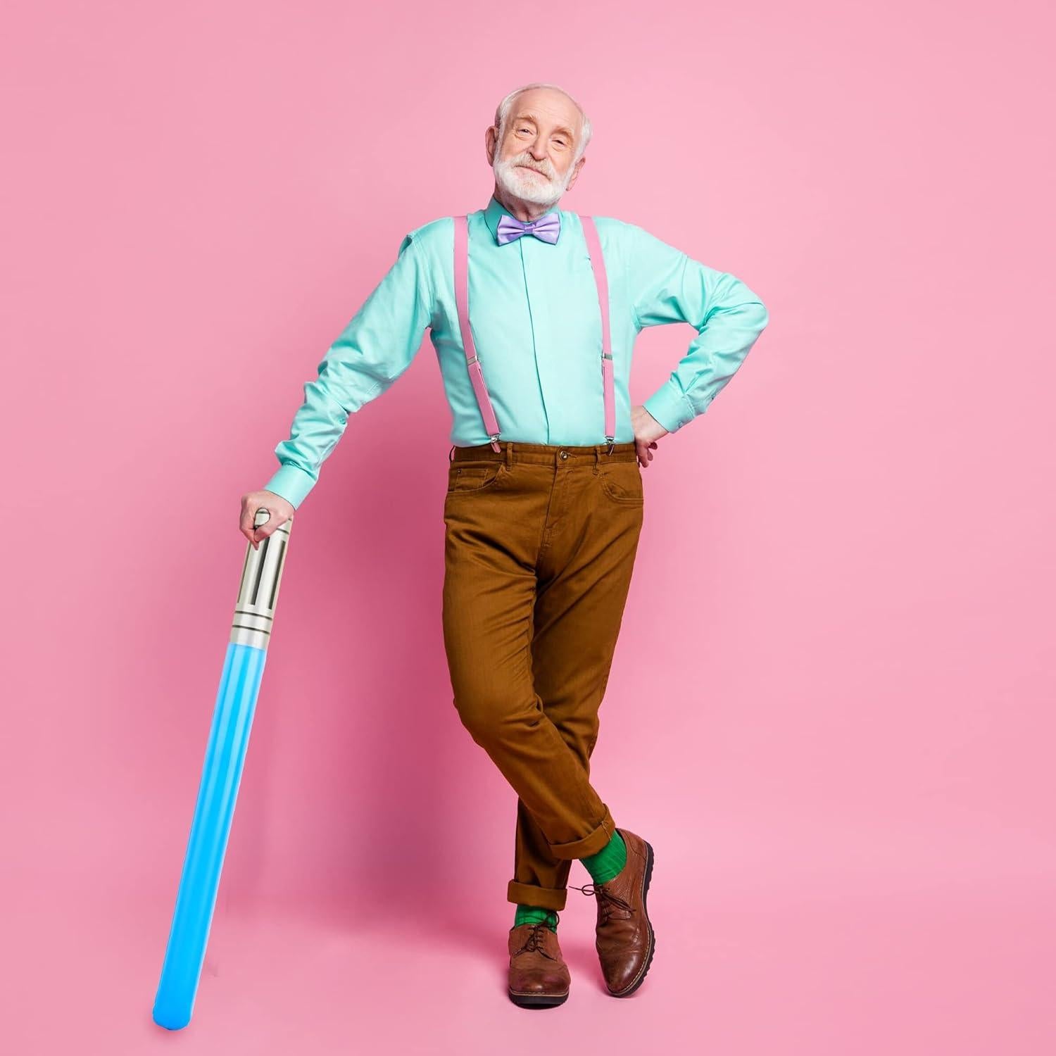 60 Sables de Luz Inflables Cotiny 90 cm para Niños Fiesta