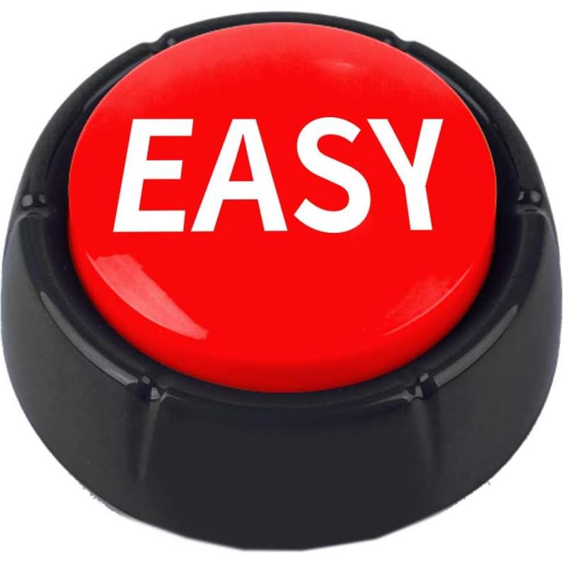 Botón Hablante Mealivos 1002 Rojo/Negro - Fácil de Usar