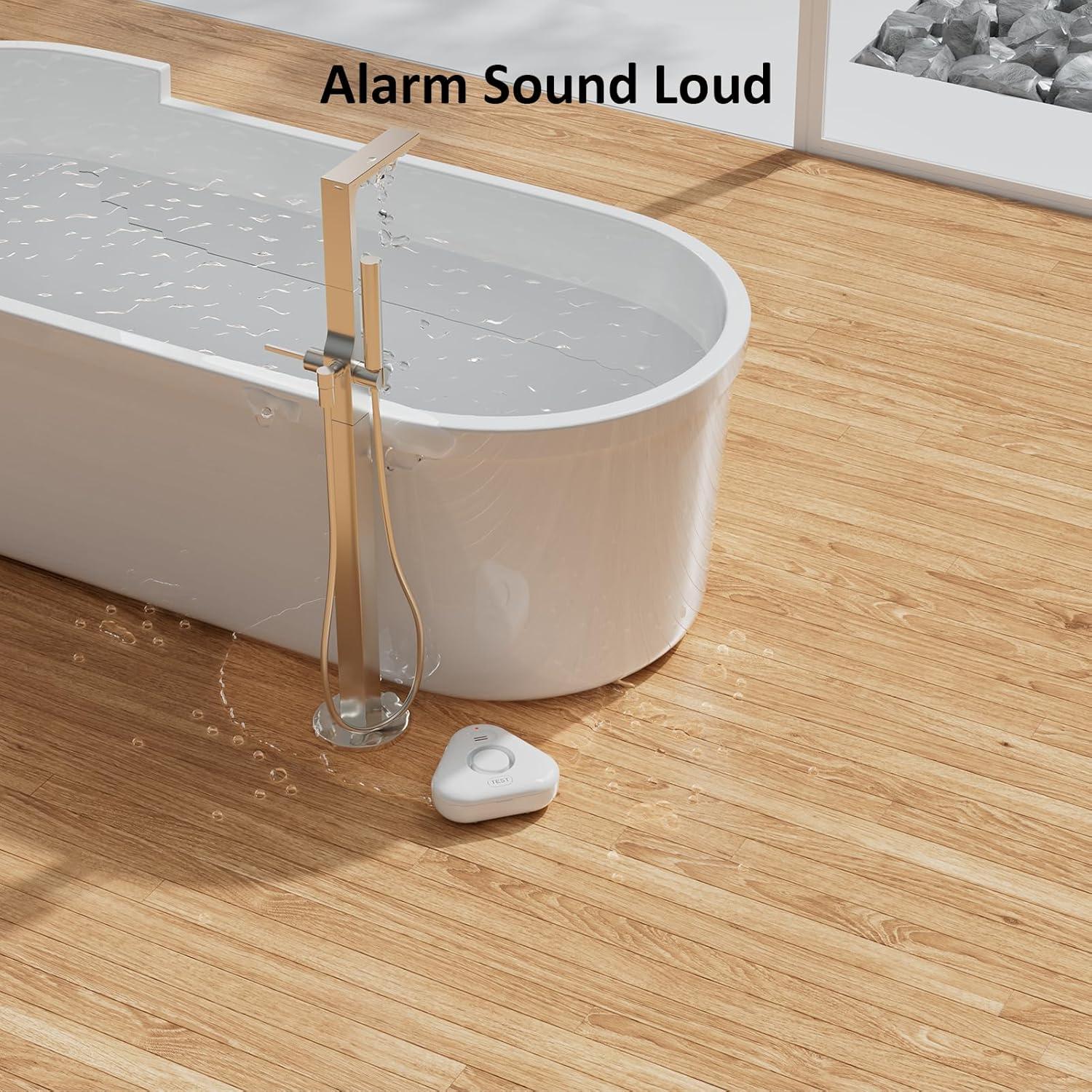 Detector de Fugas de Agua Stechro WD76 120dB IP66 Batería AAA