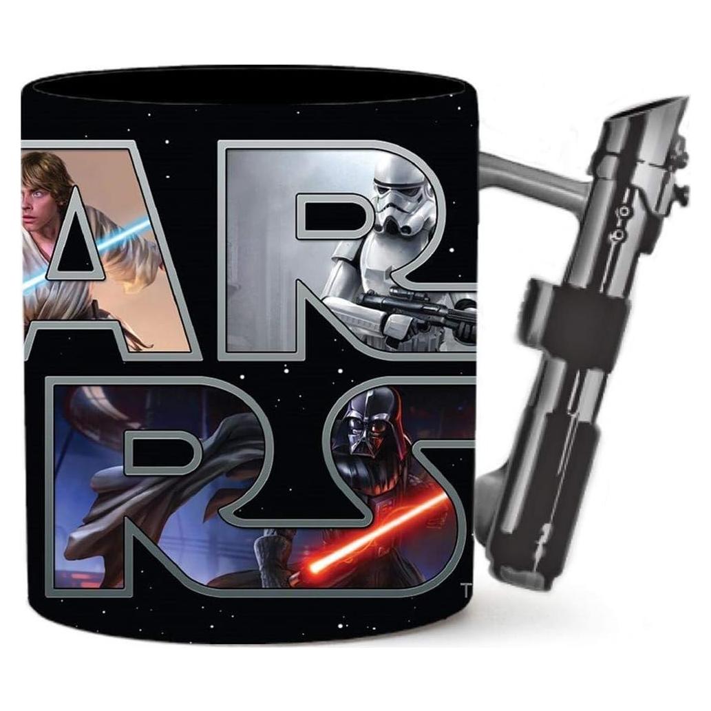 Taza Cerámica Esculpida Star Wars Silver Buffalo 590 ml