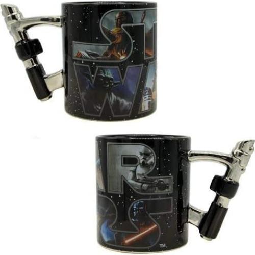 Taza Cerámica Esculpida Star Wars Silver Buffalo 590 ml