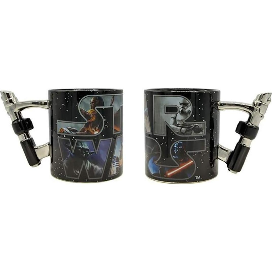 Taza Cerámica Esculpida Star Wars Silver Buffalo 590 ml
