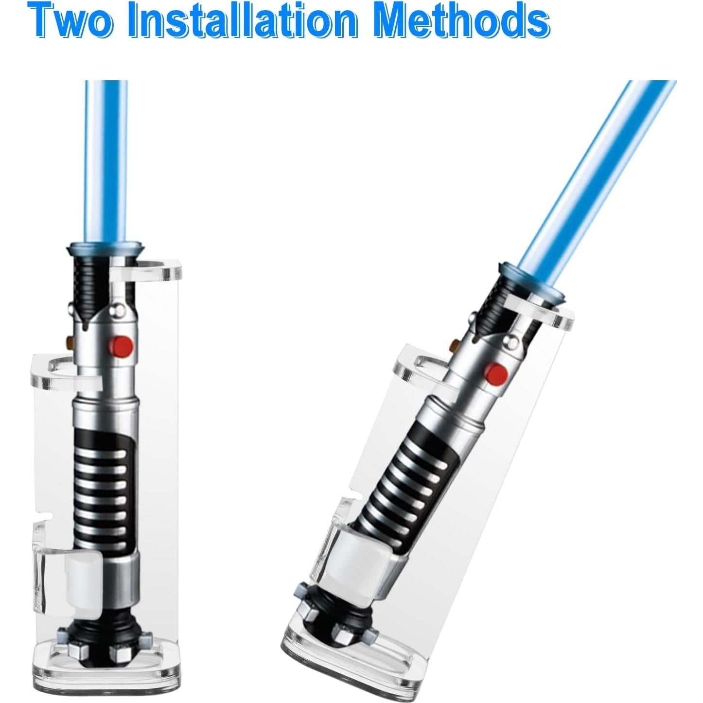 Soporte de Pared Cosmos para Sable de Luz Acrílico 2 Pcs