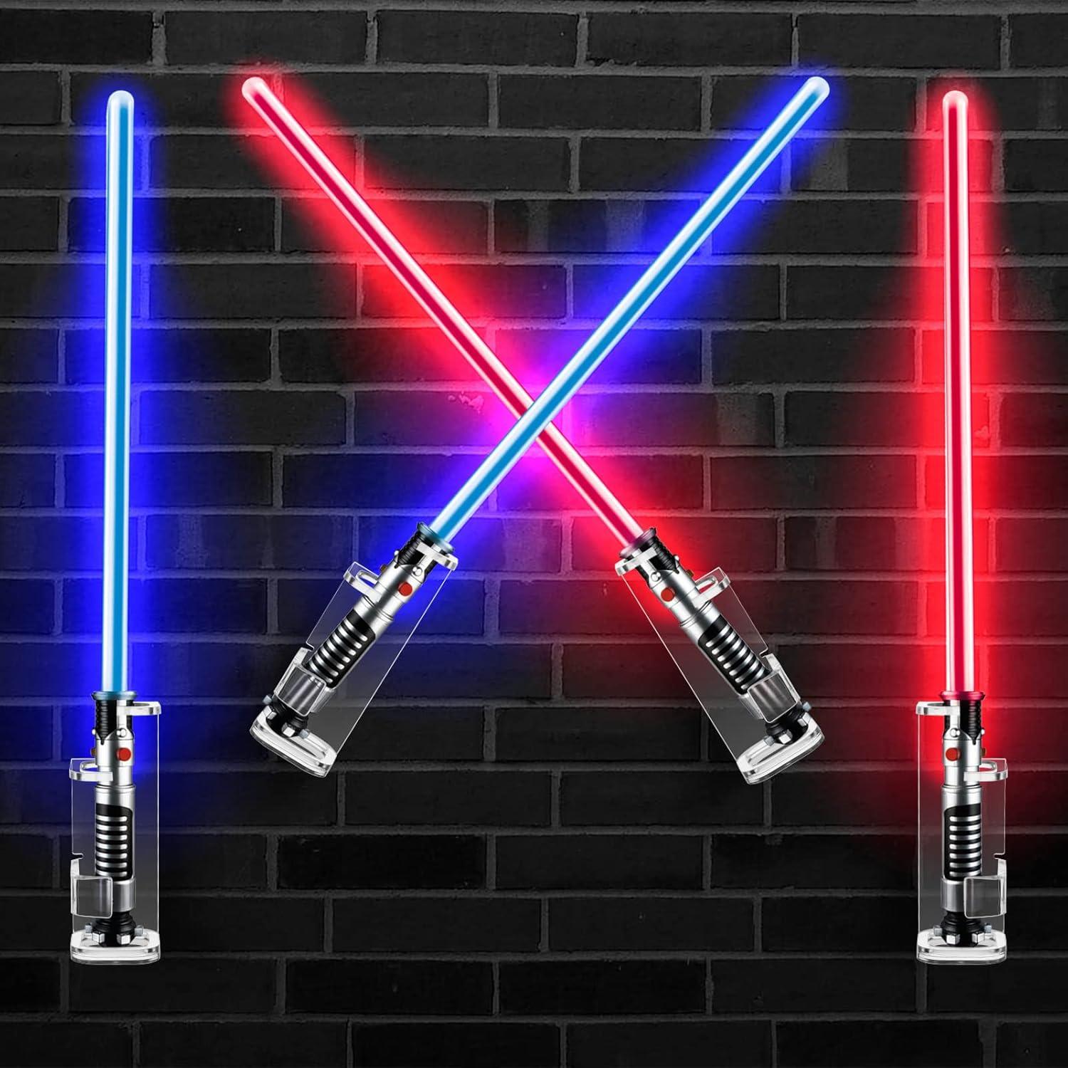 Soporte de Pared Cosmos para Sable de Luz Acrílico 2 Pcs