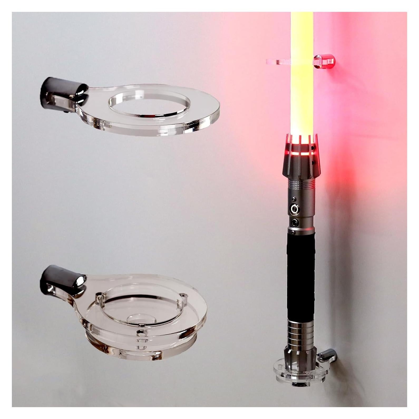 Soporte de sable de luz WANLIAN acrílico transparente 1 agujero