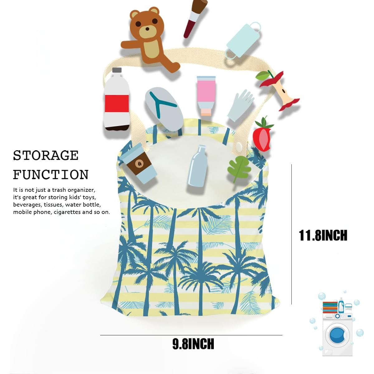 Basurero de Auto Pykfrhh - Organizador Impermeable 24.9x30cm