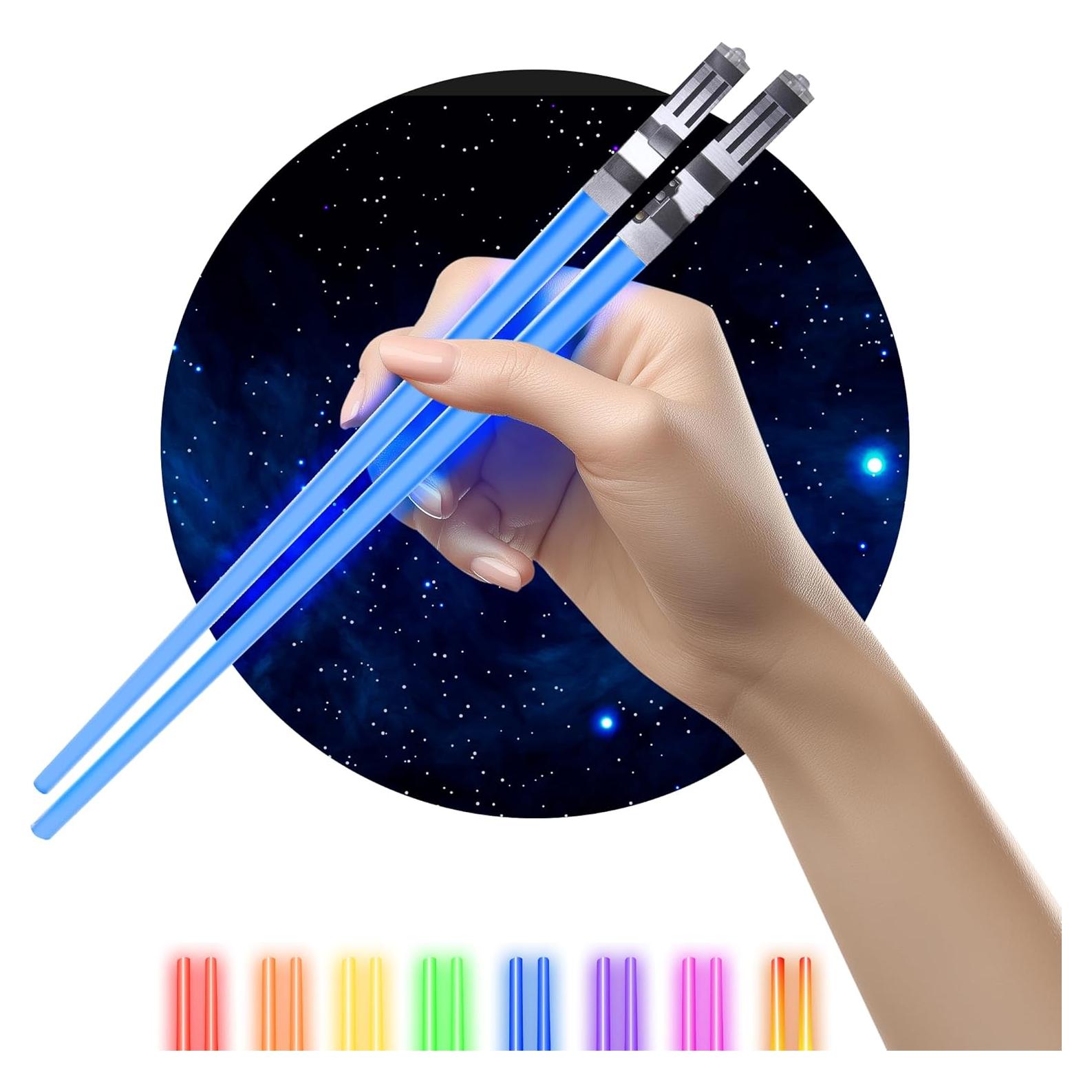 Palillos de Luz LED Sabers Chop - 24 cm - Libres de BPA