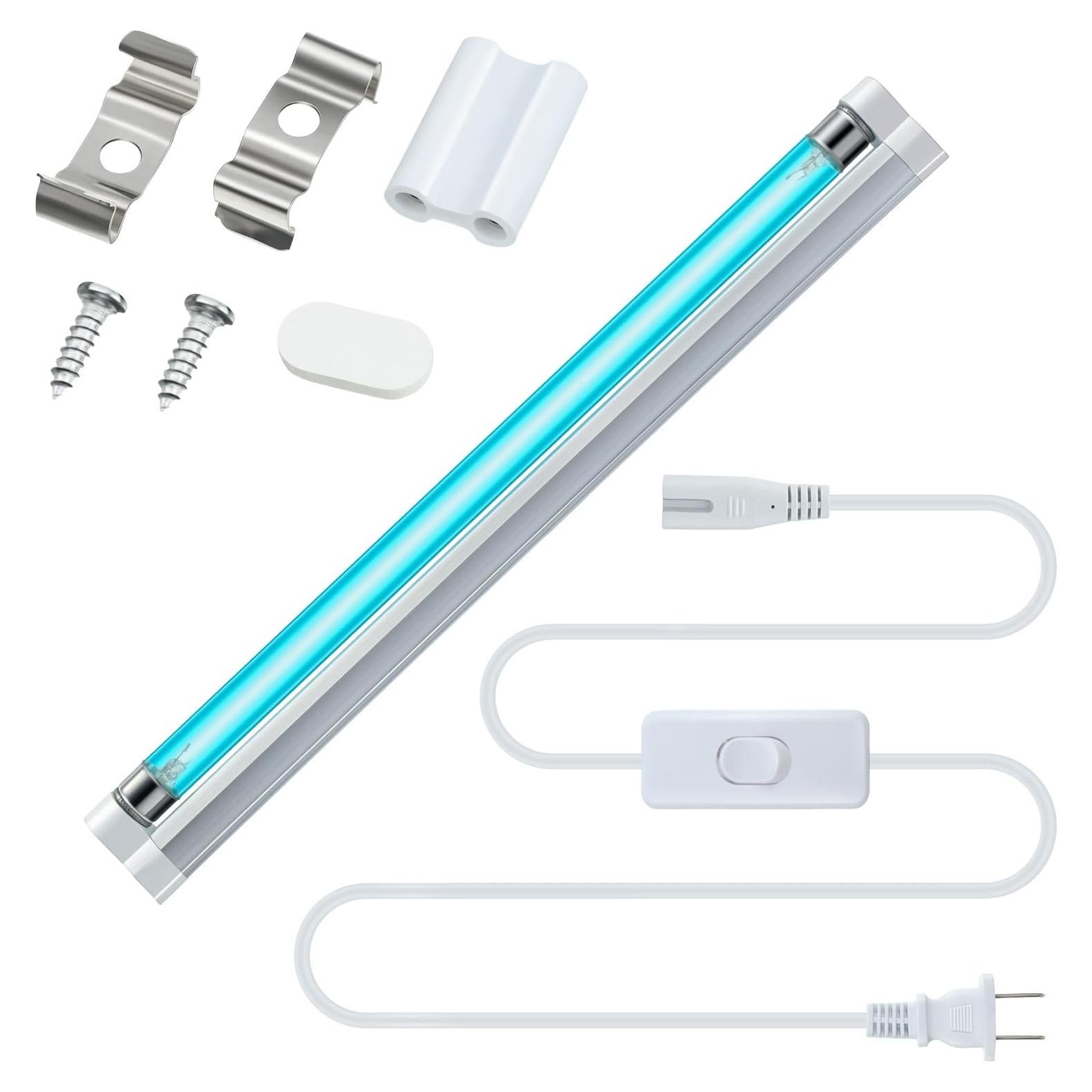 Lámpara Germicida UV Qualirey 6W con Ozono 110V - Desinfección Efectiva