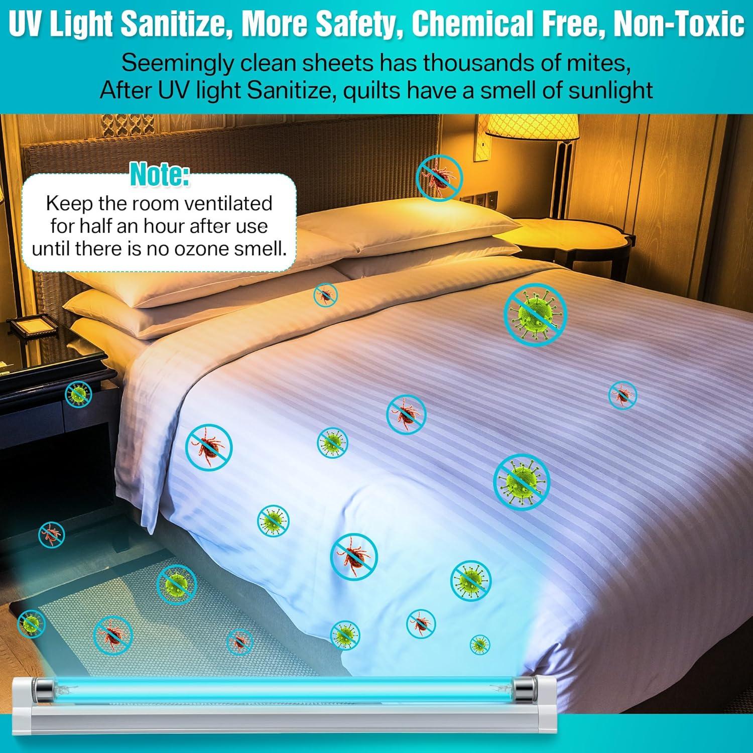 Lámpara Germicida UV Qualirey 6W con Ozono 110V - Desinfección Efectiva