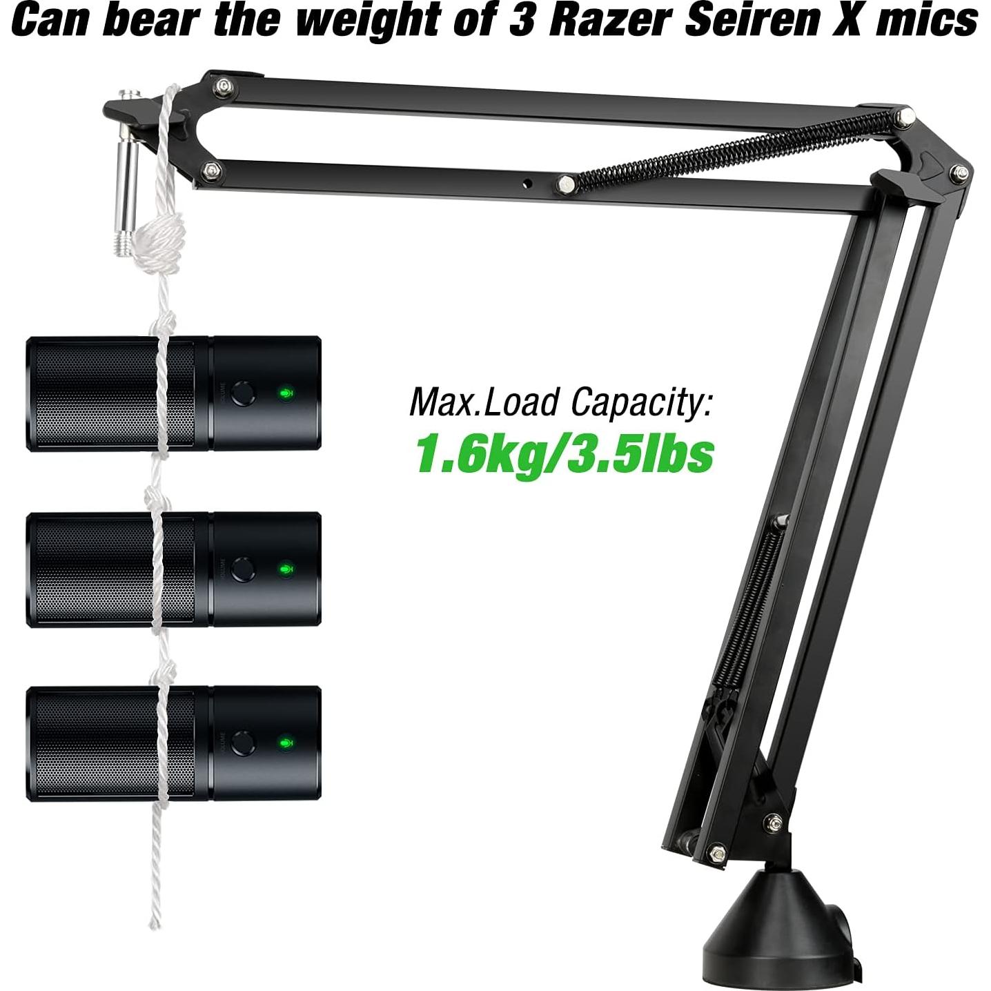 Soporte de Micrófono Razer Seiren X con Filtro Antipop y Cubierta