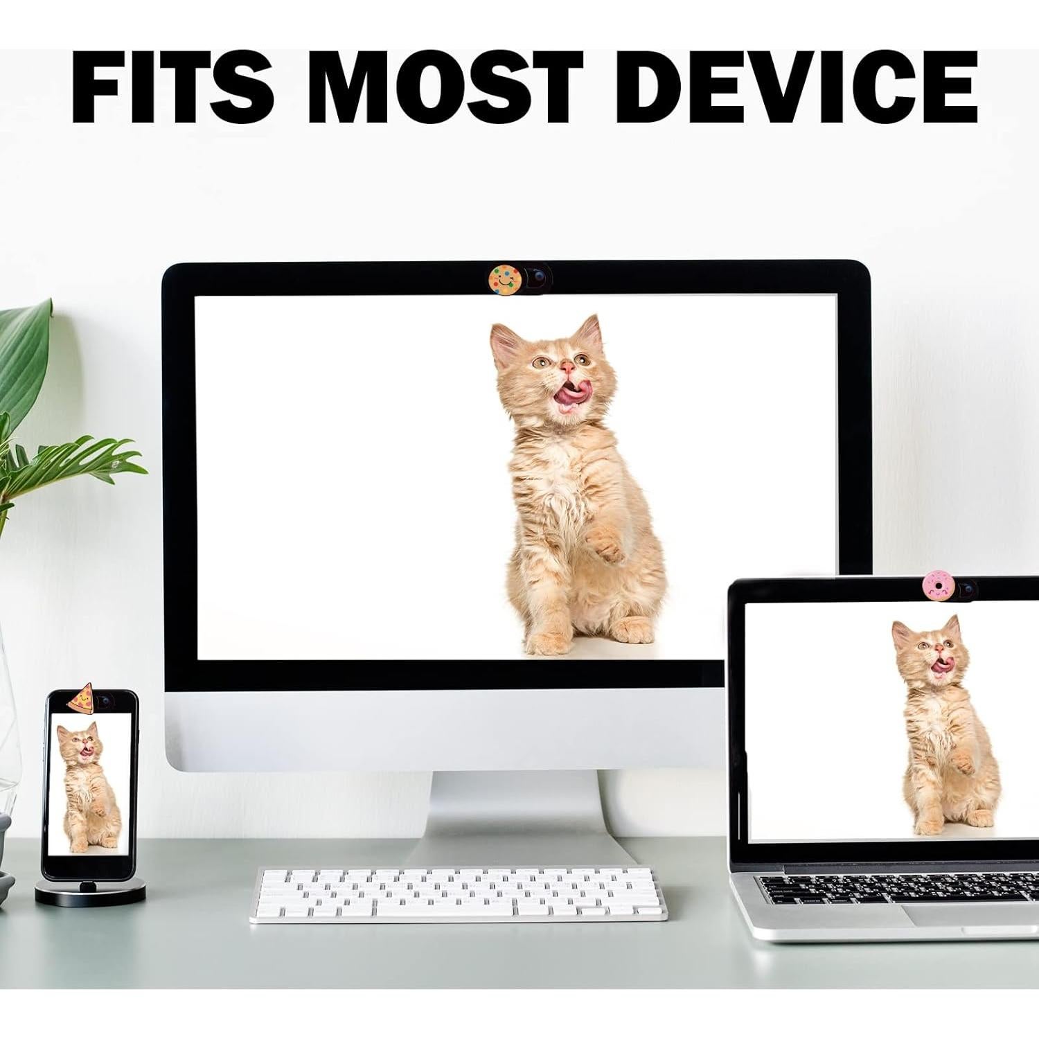 Cubierta de Cámara Deslizante VeekyVicky para Privacidad - 6 Paquetes