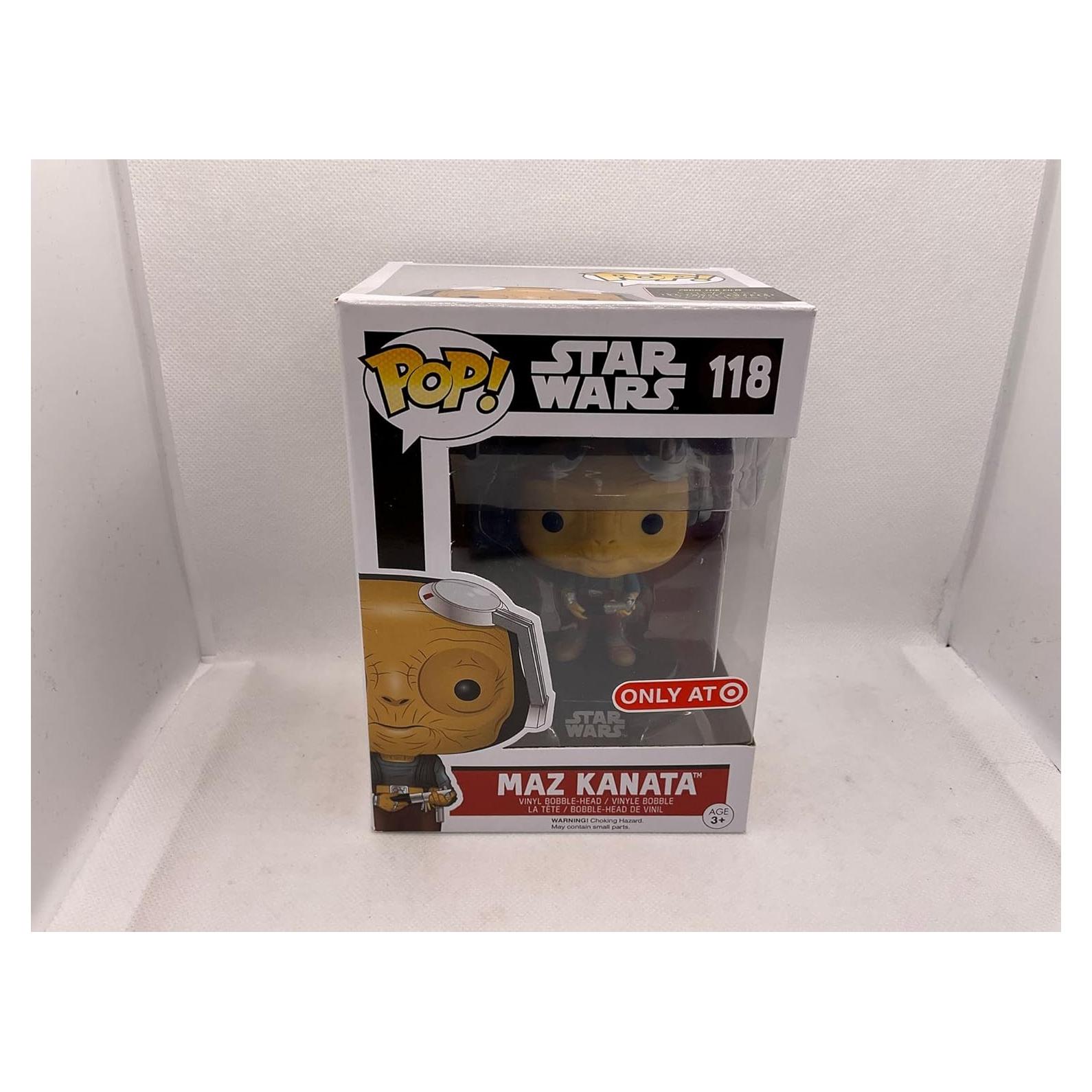 Figura Funko Pop! Star Wars Maz Kanata con Sable 11,4 cm