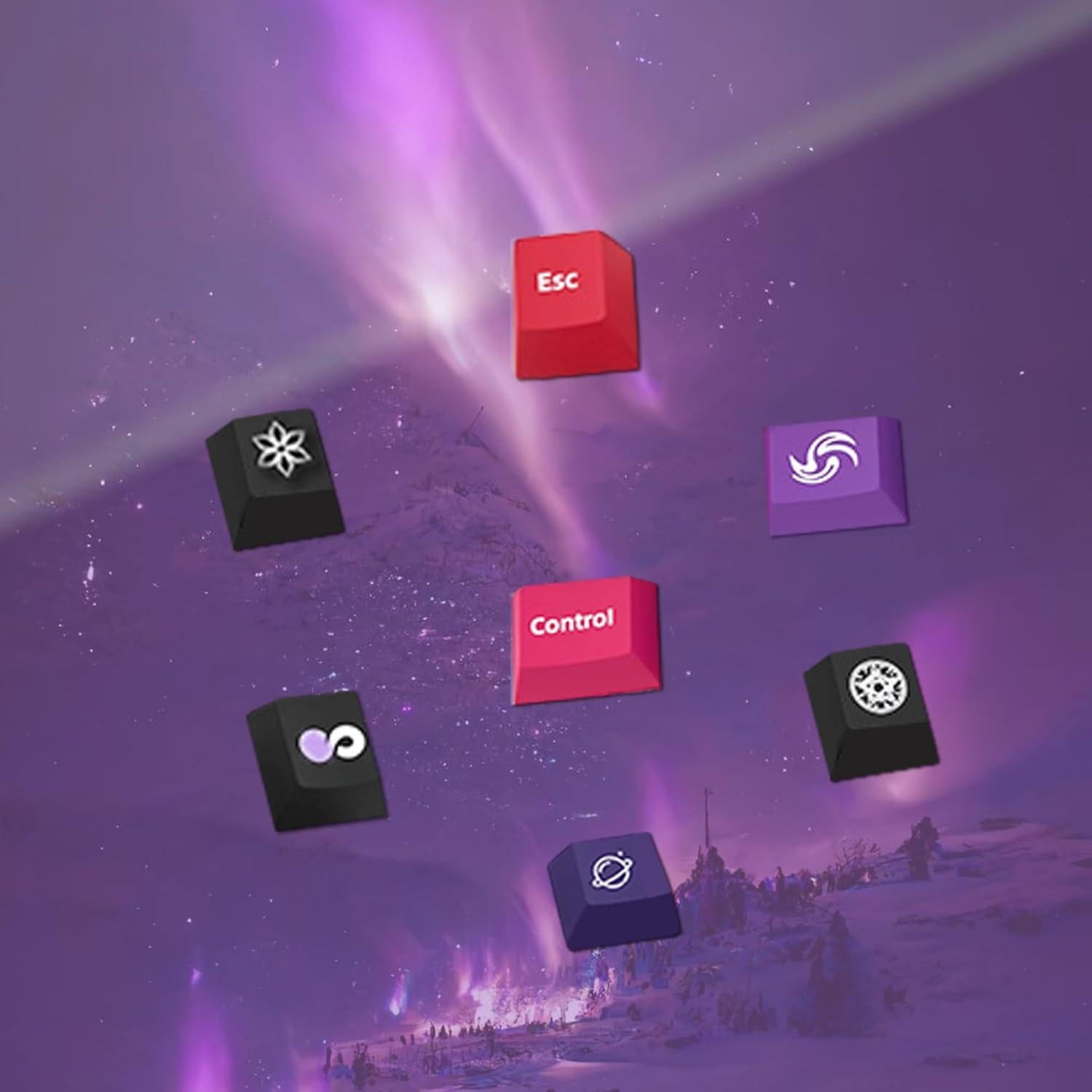 Conjunto de Teclas Mecánicas LUSKINNO Aurora 138 PBT