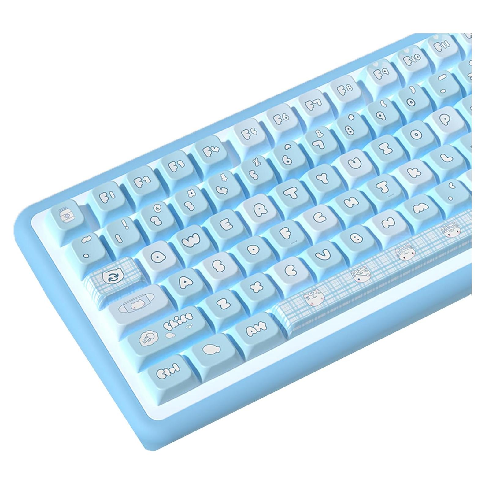 Conjunto de Teclas Personalizadas LUSKINNO Gato Acuático 138 PBT