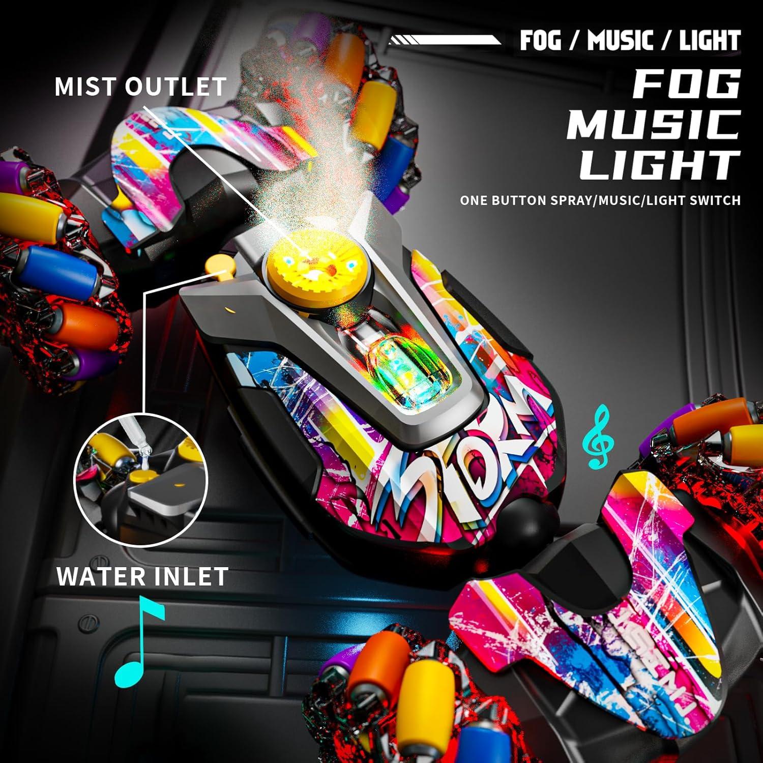 Coche Acrobático RC UJROQI 4WD 360° para Niños 3-12 Años