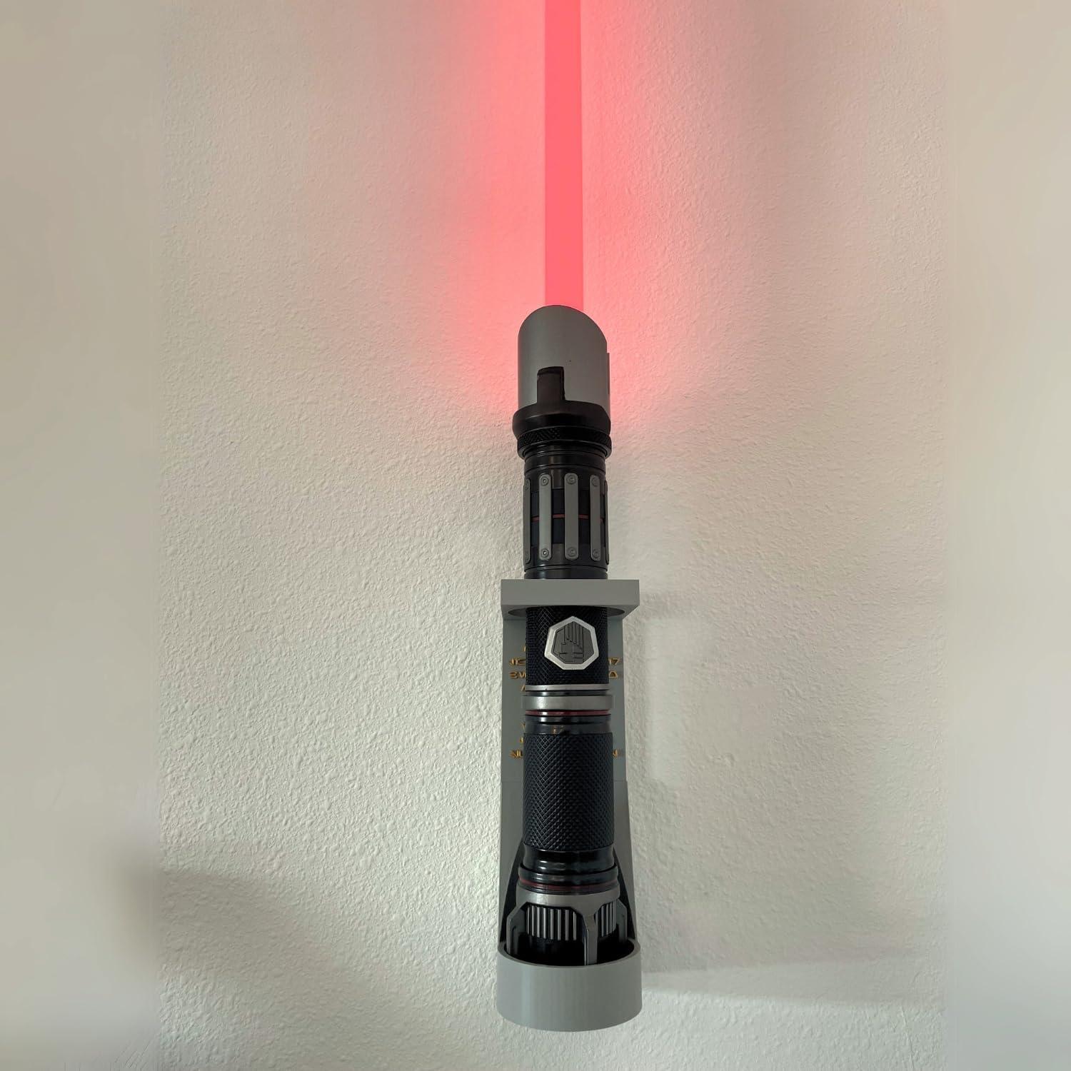 Soporte Vertical para Sable de Luz Savi - Gris Jedi