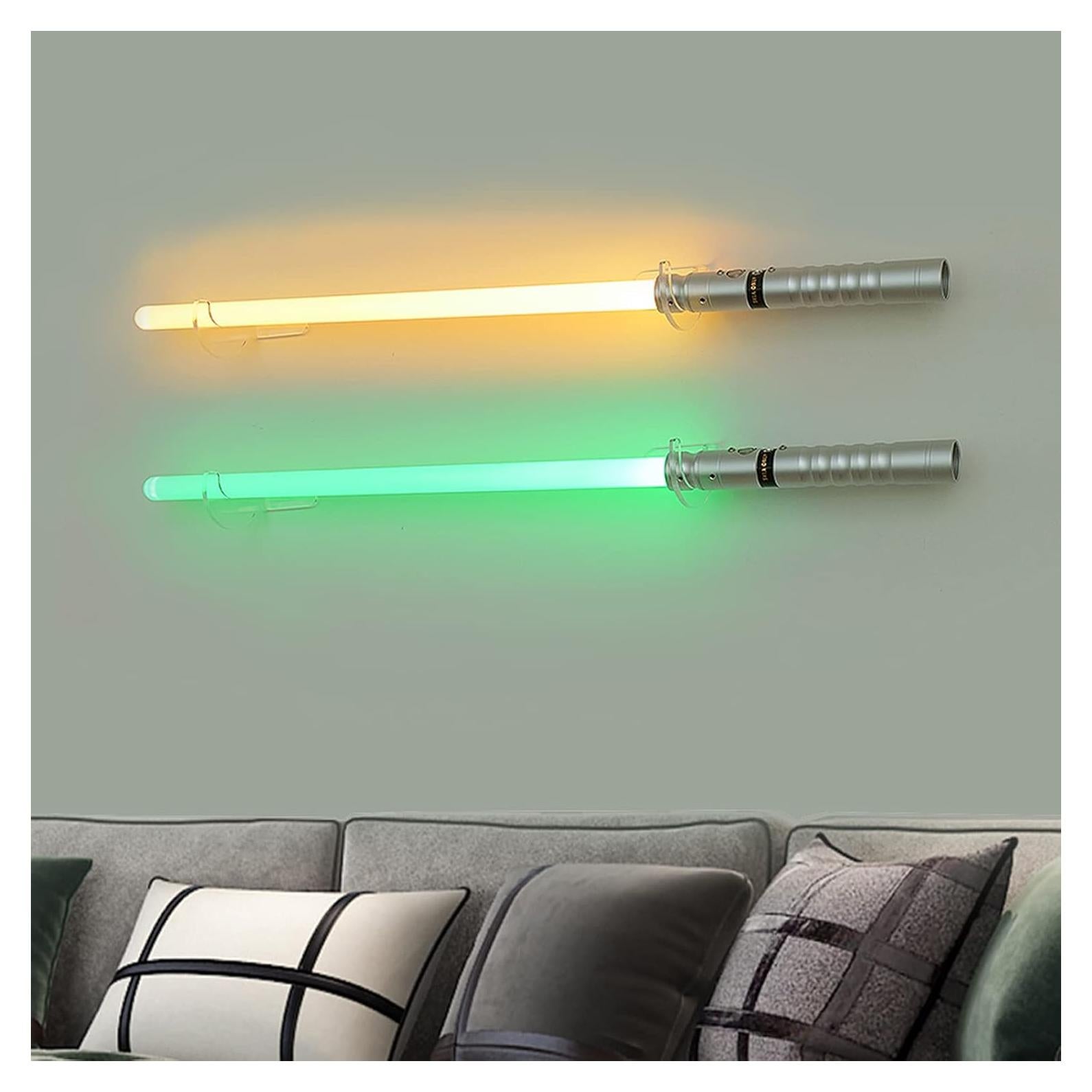 Soporte de Pared para Espadas Acrílico BYTOTU - 2 Juegos