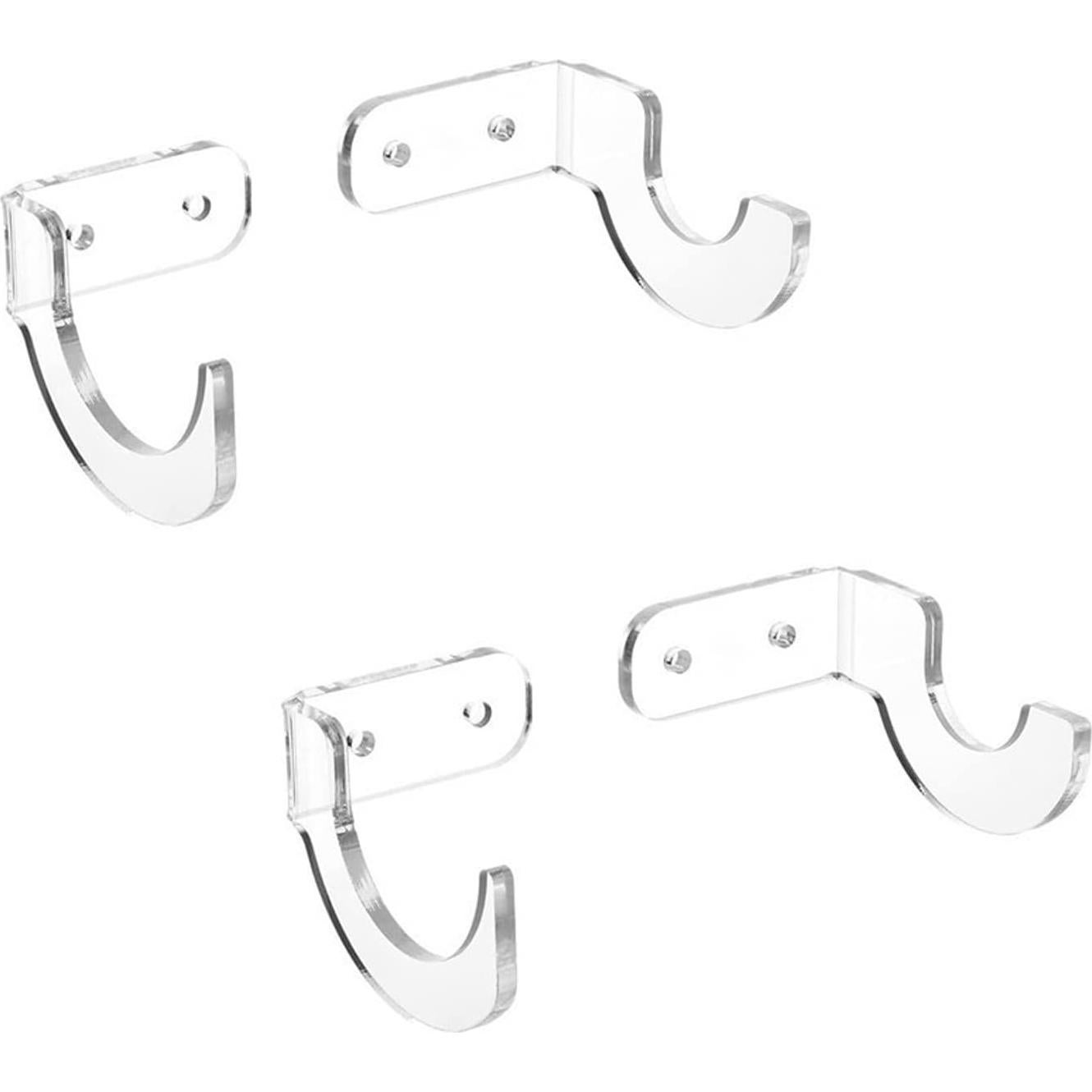 Soporte de Pared para Espadas Acrílico BYTOTU - 2 Juegos