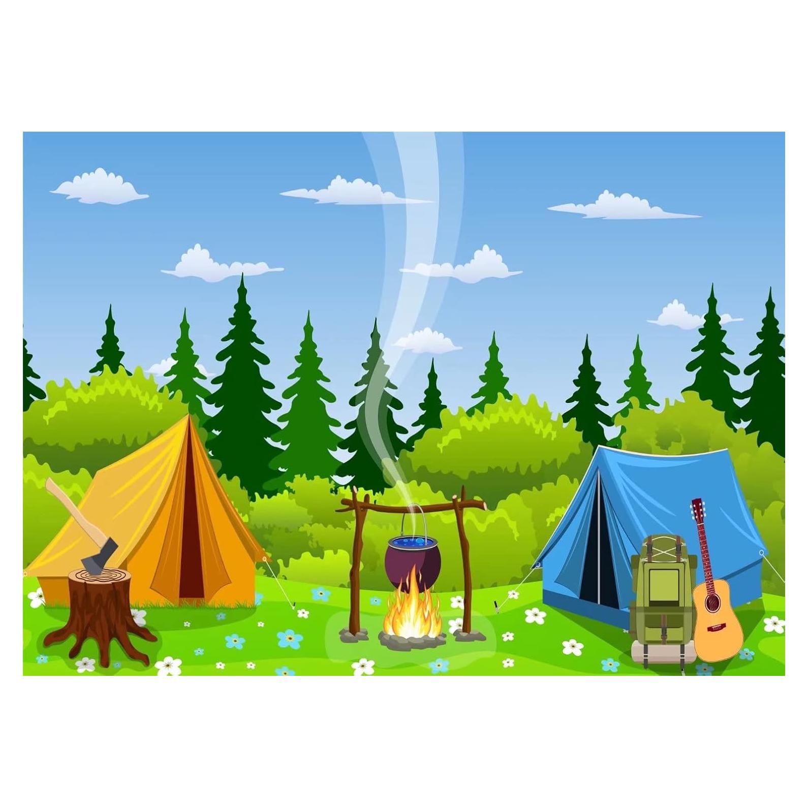 Fondo de Foto BELECO 1.5x1m Tela Poliester Aventura Camping