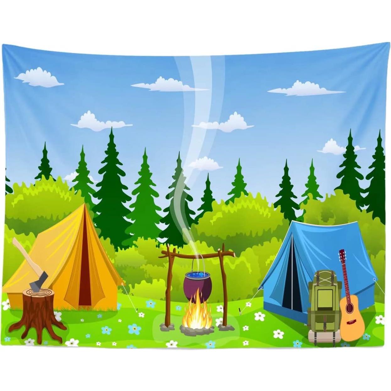 Fondo de Foto BELECO 1.5x1m Tela Poliester Aventura Camping