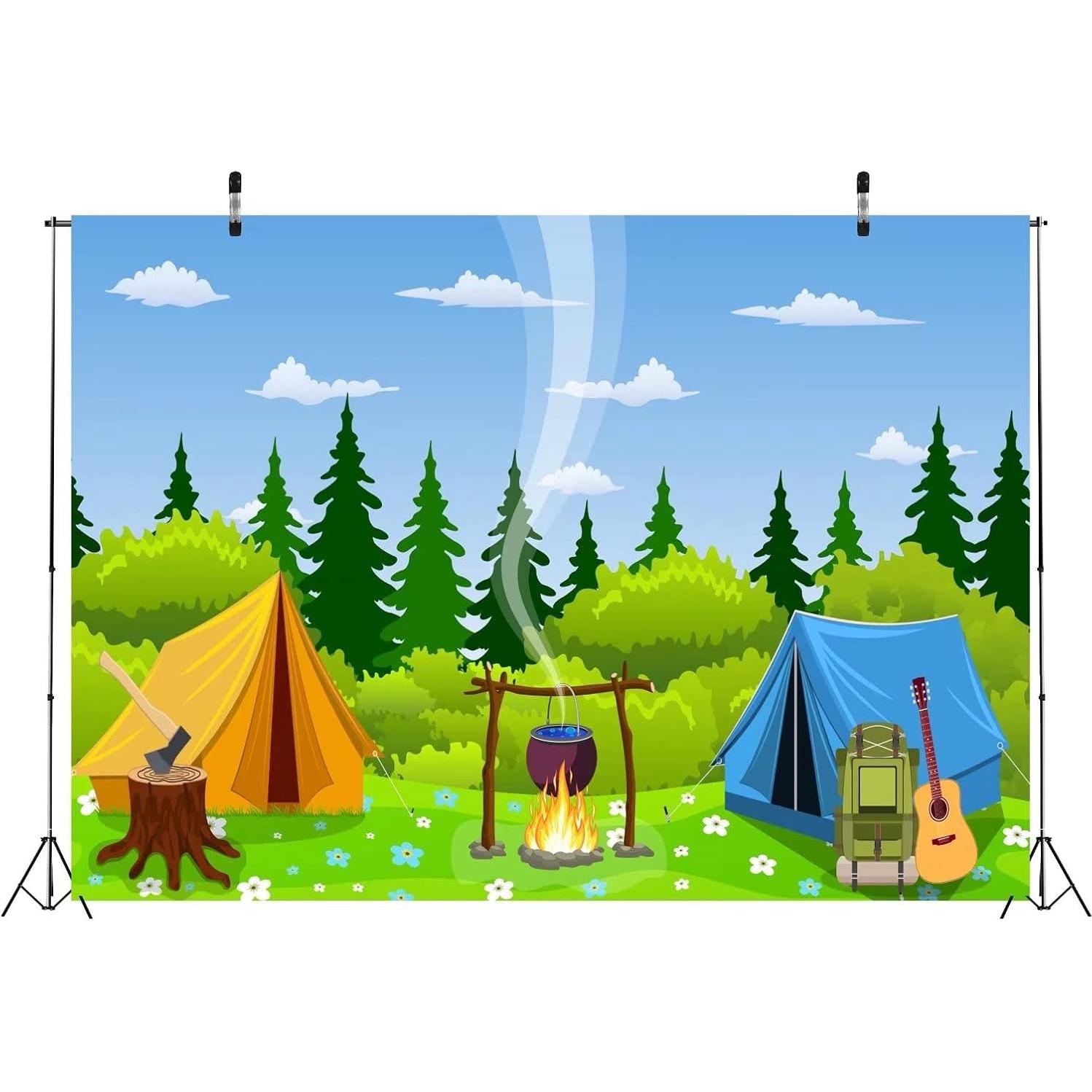 Fondo de Foto BELECO 1.5x1m Tela Poliester Aventura Camping