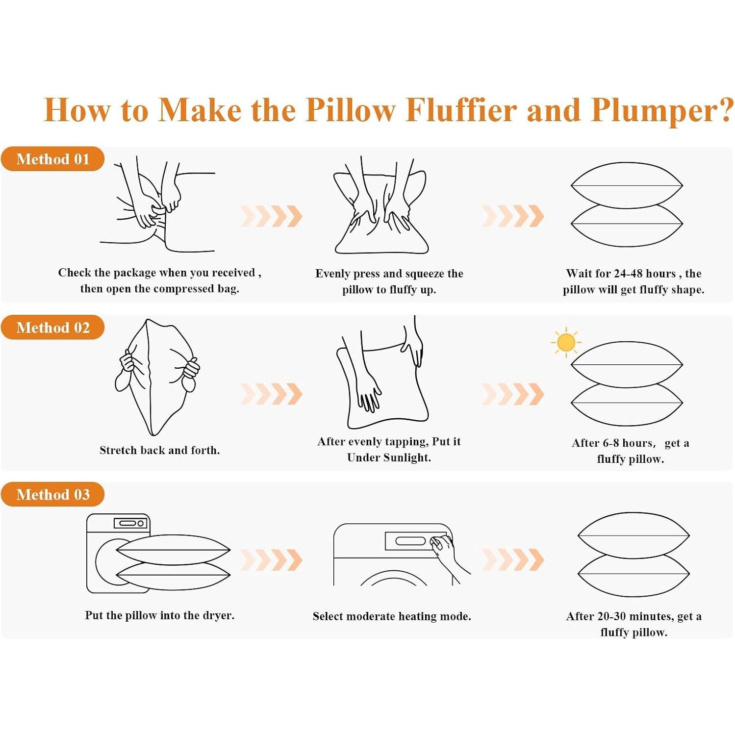 Insertos de Almohada Decorativa Yettbea 50x50 cm Set de 2