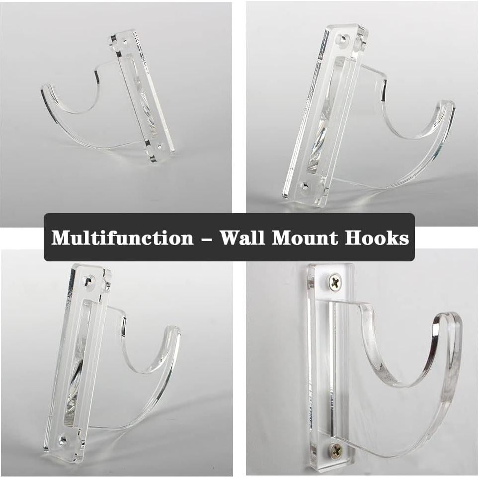 Soporte de Pared para Espadas WANLIAN Acrílico Transparente