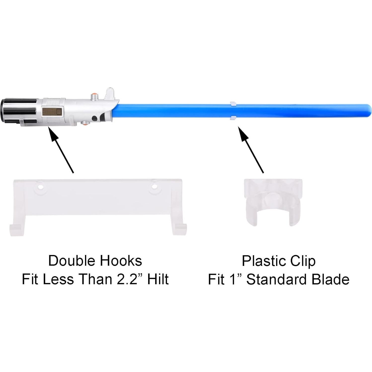 Soporte de Montaje en Pared LEKUSHA para Sable de Luz - 4 Piezas