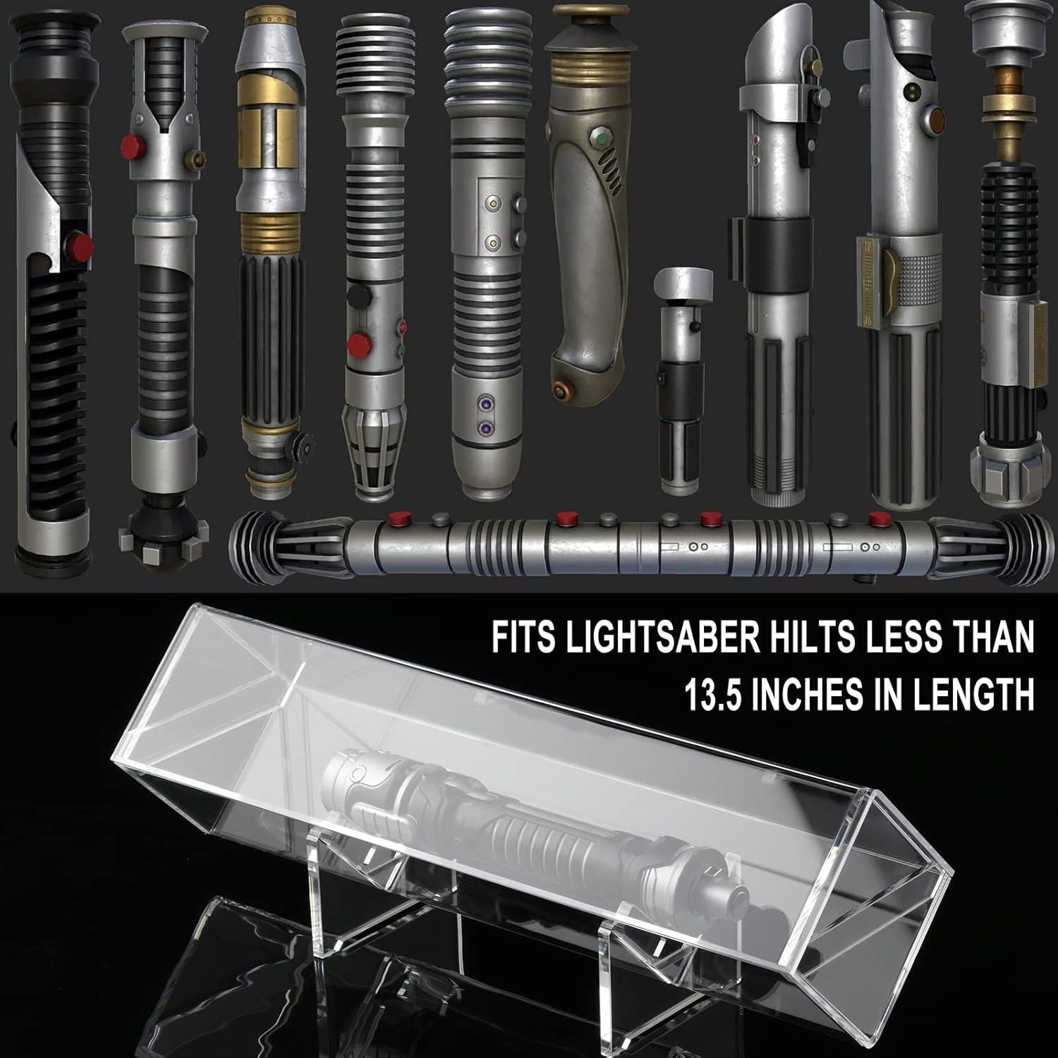 Soporte Acrílico Transparente para Sable de Luz Cosmos