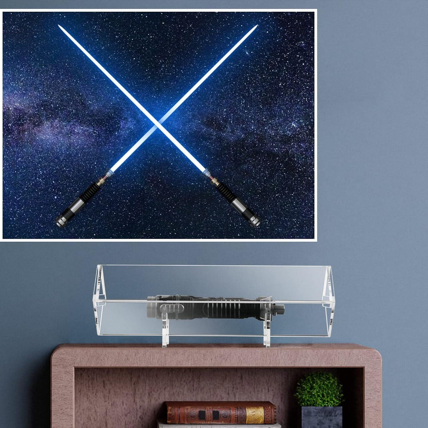 Soporte Acrílico Transparente para Sable de Luz Cosmos