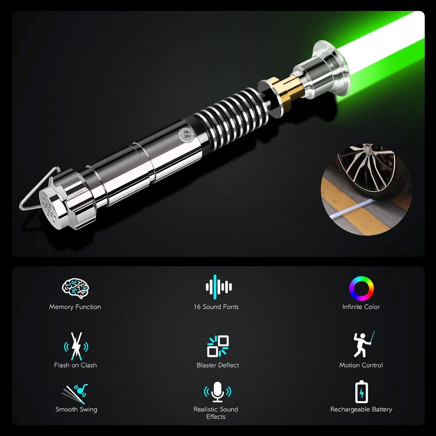 Sable de Luz Artcube Smooth Swing Luke 16 Colores RGB